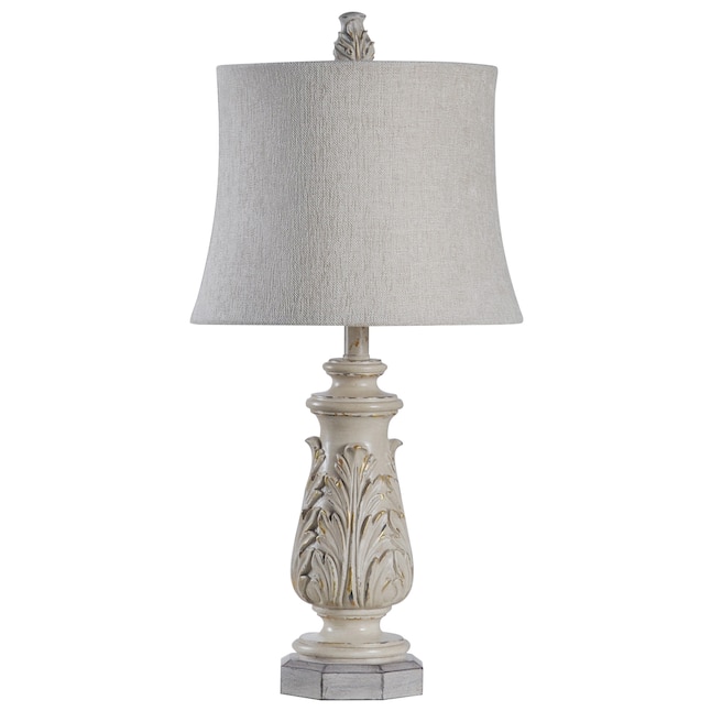 Anastasia 27 In Gray Wash Table Lamp, Can Fabric Lamp Shades Be Washed