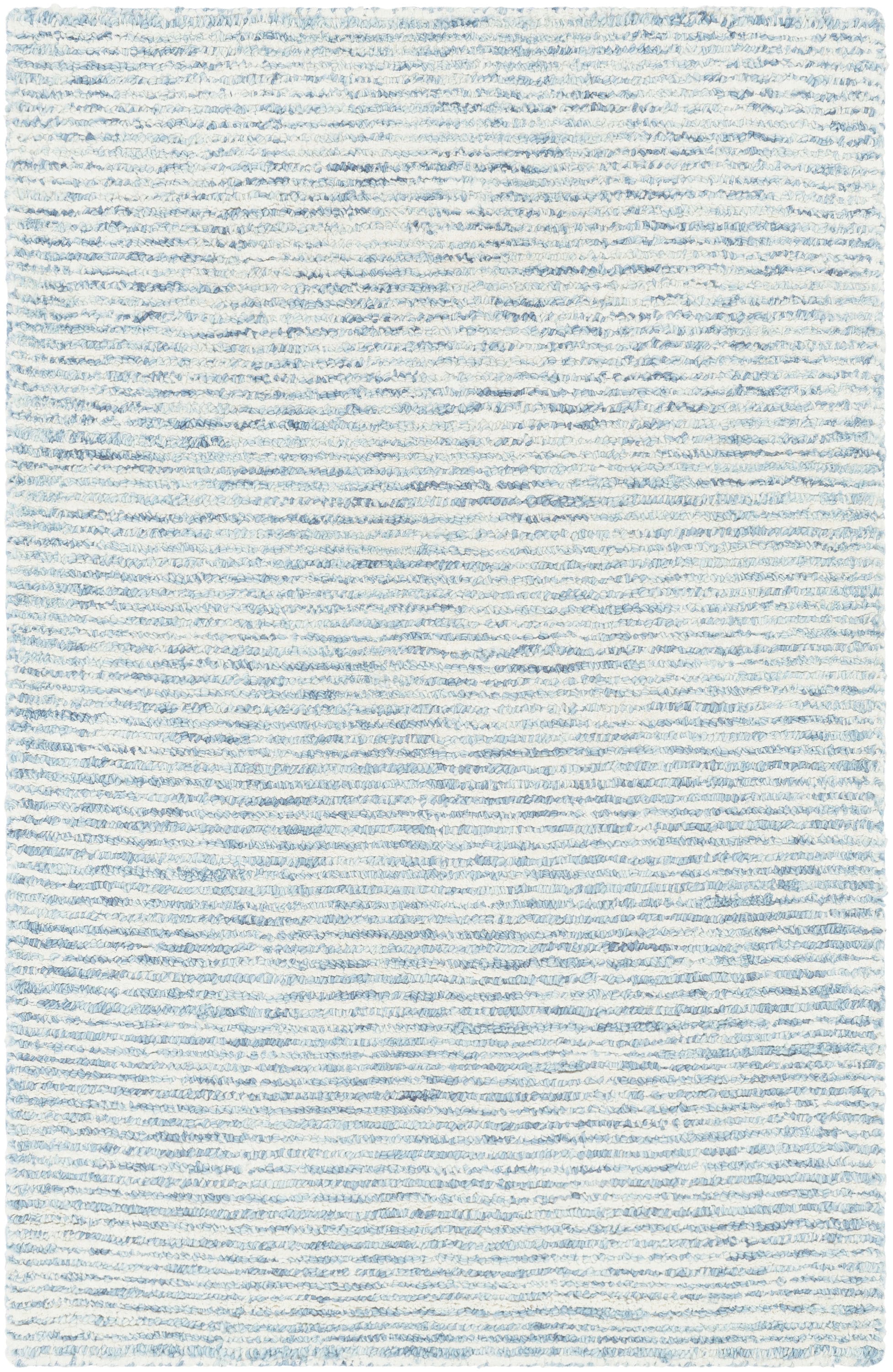 Surya SDA2302-23 Strada 2 x 3 (ft) Tufted Wool Pale Blue Rectangular Indoor Solid Area rug