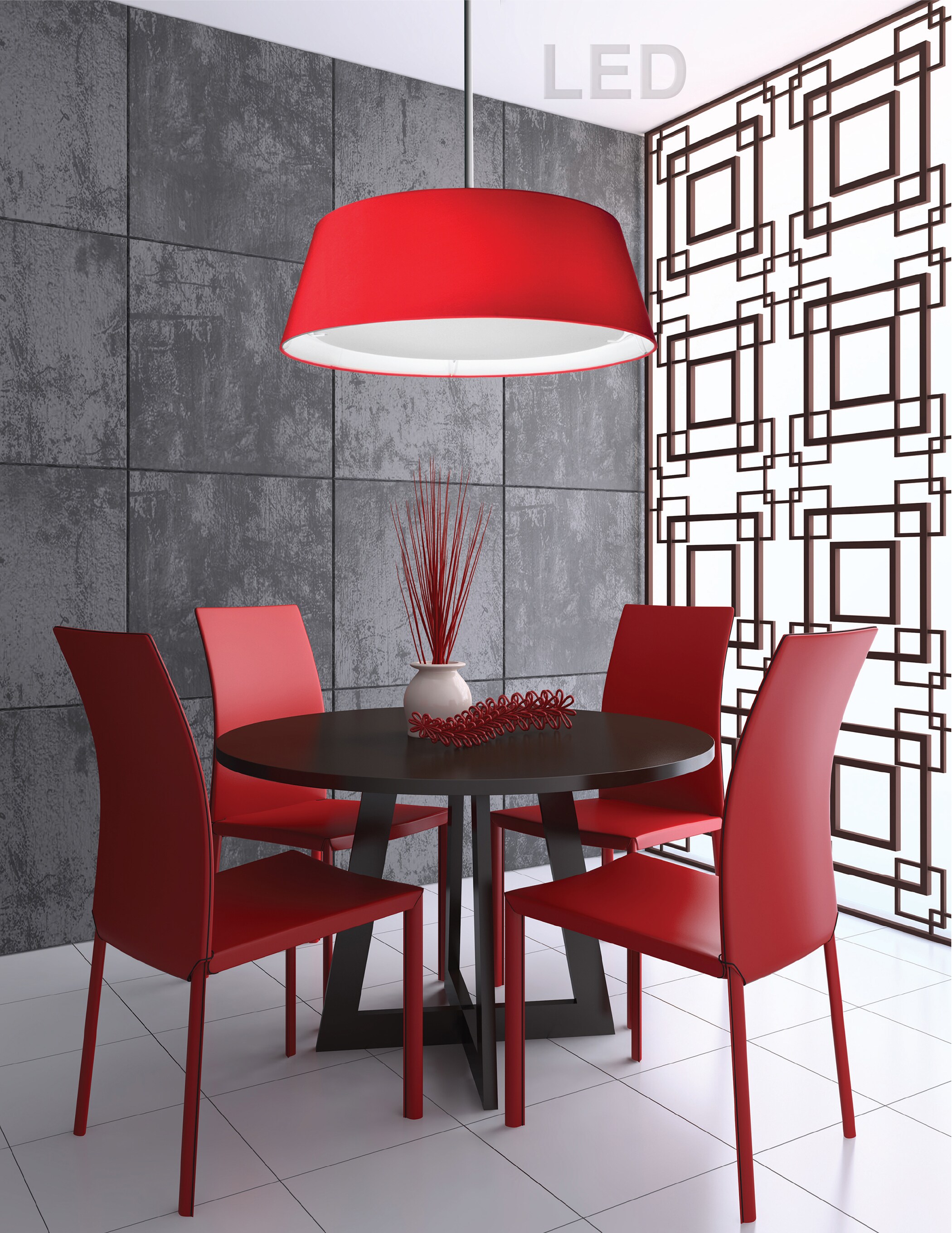 Dainolite TDLED-24LP-RD Pendant-Lights - View #2