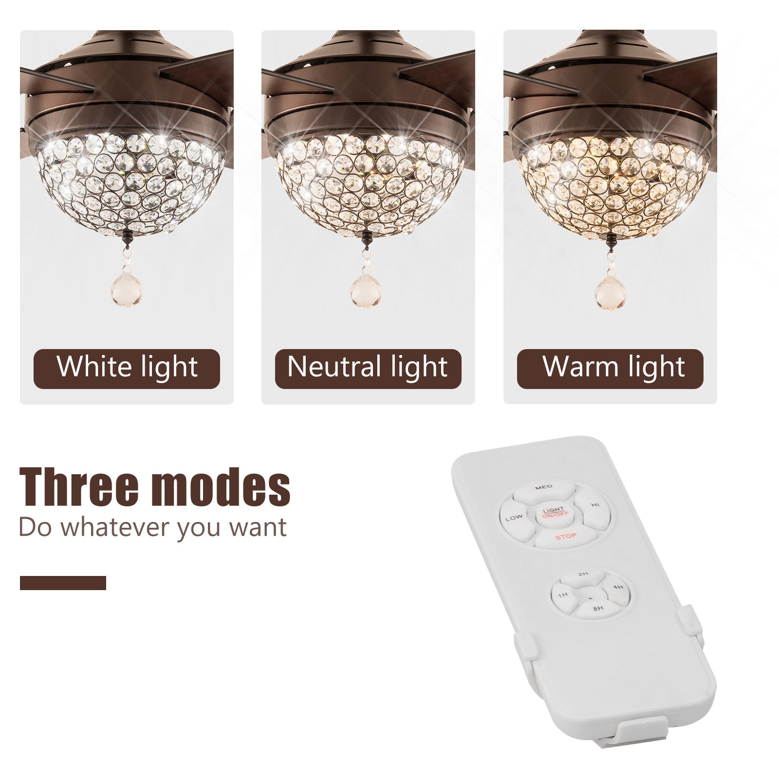 Oukaning HG-HCXLST-5072-US Ceiling-Fans - View #3