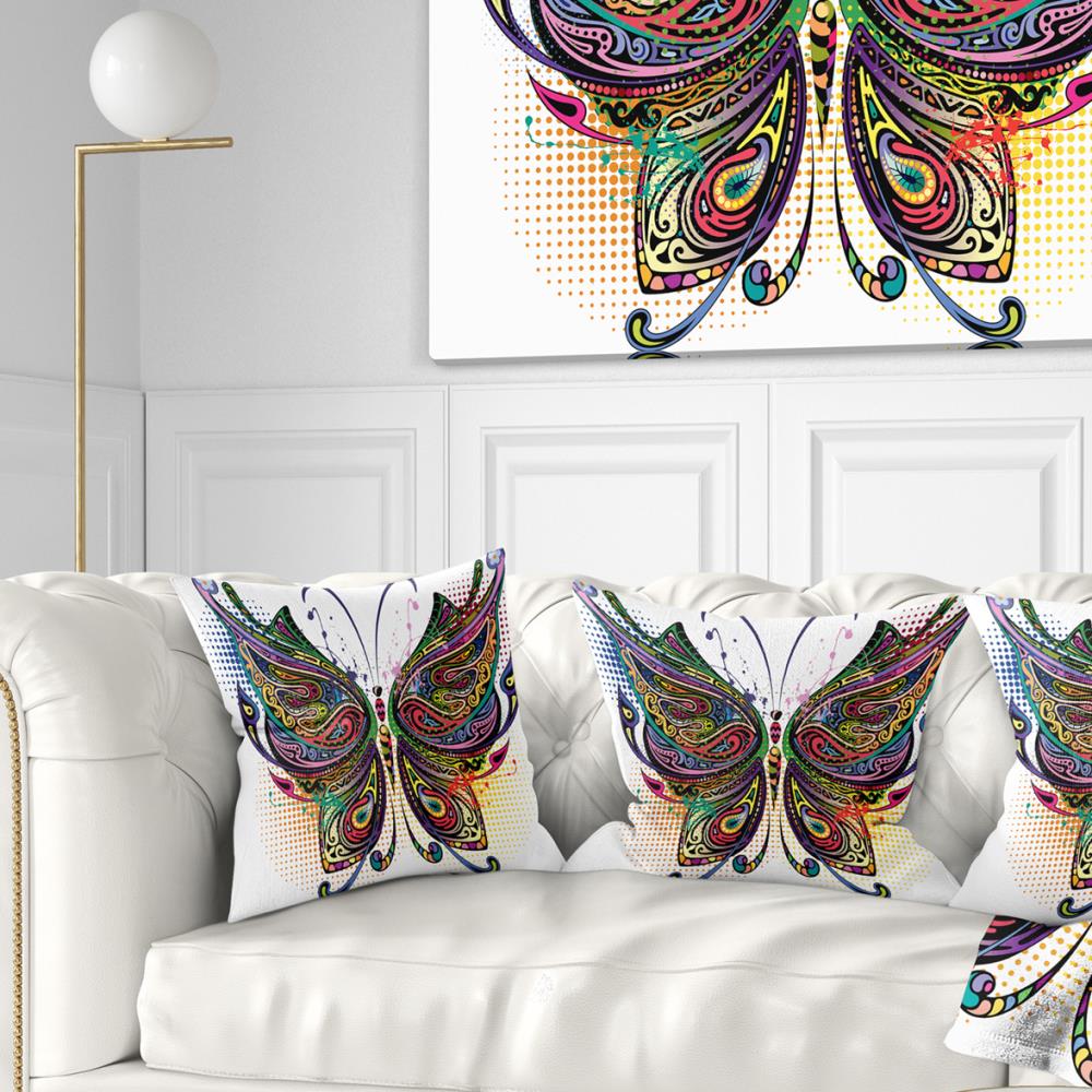 Designart CU7420-18-18 18-in x 18-in Multiple Colors Indoor Decorative Pillow