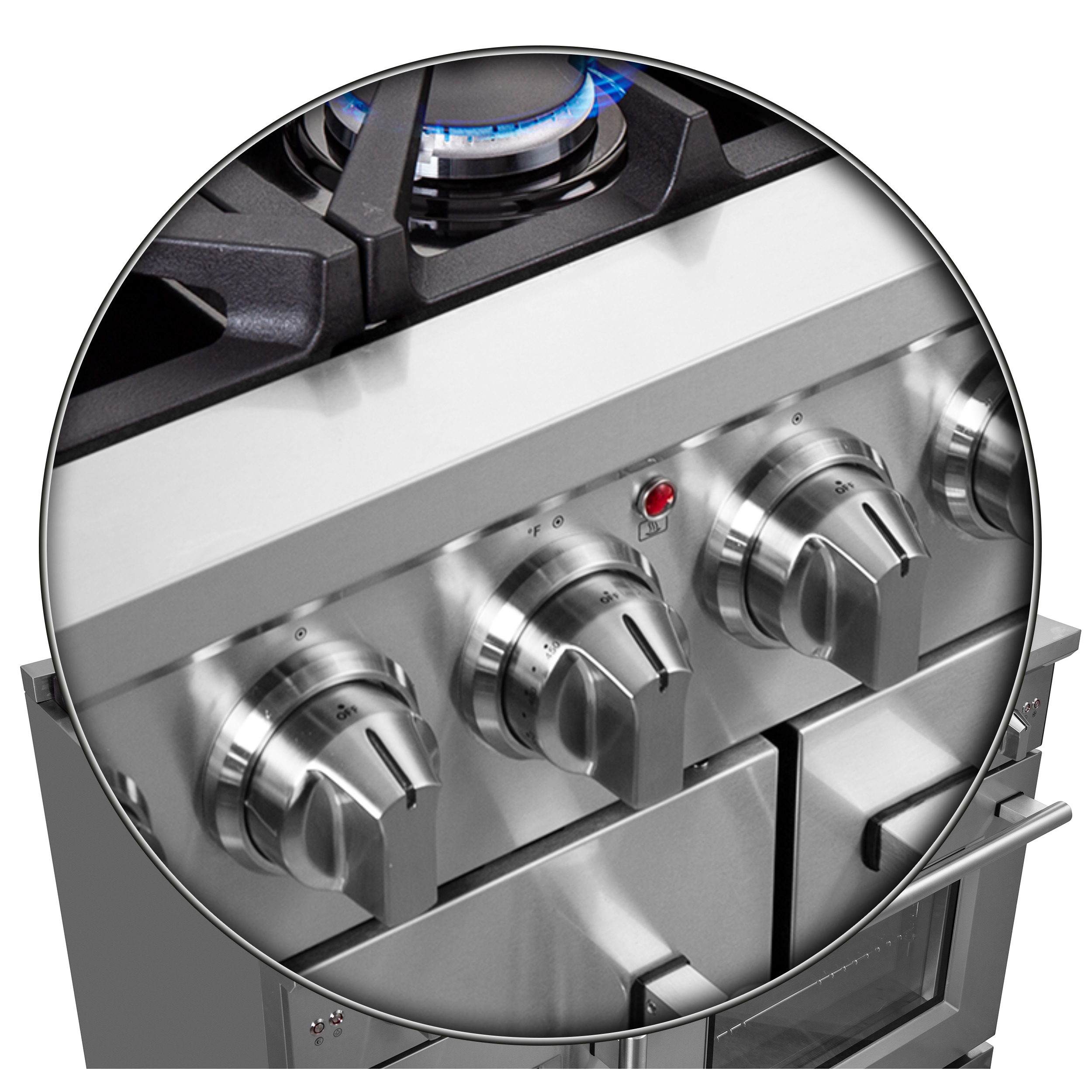 FORNO FFSGS6439-48 Double-Oven-Gas-Ranges - View #6