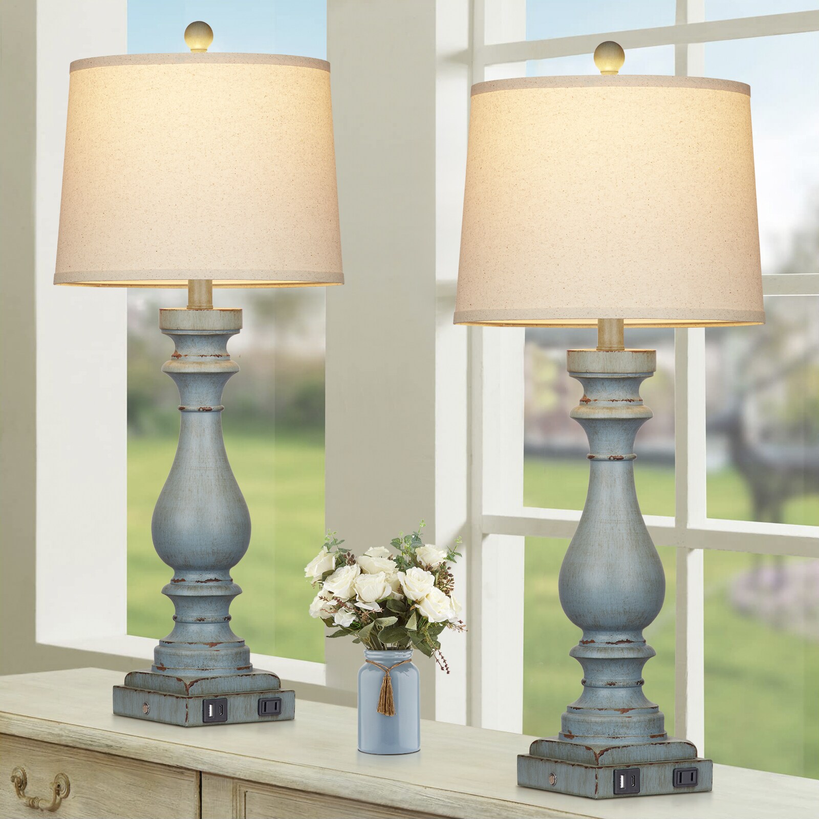UrFurnishings TD-278 Table-Lamps - View #4
