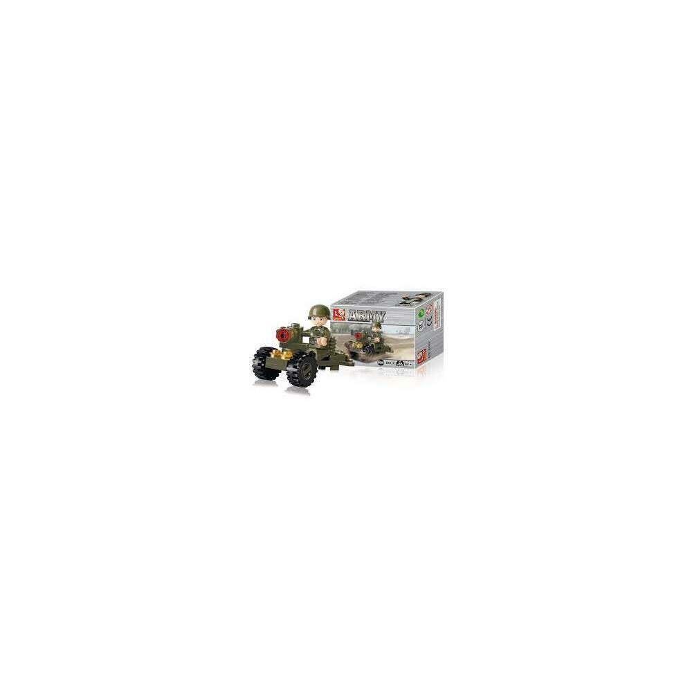 Sluban CST255  H1H3Land Forces Mini-Jeep Building Brick Kit (24pcs)