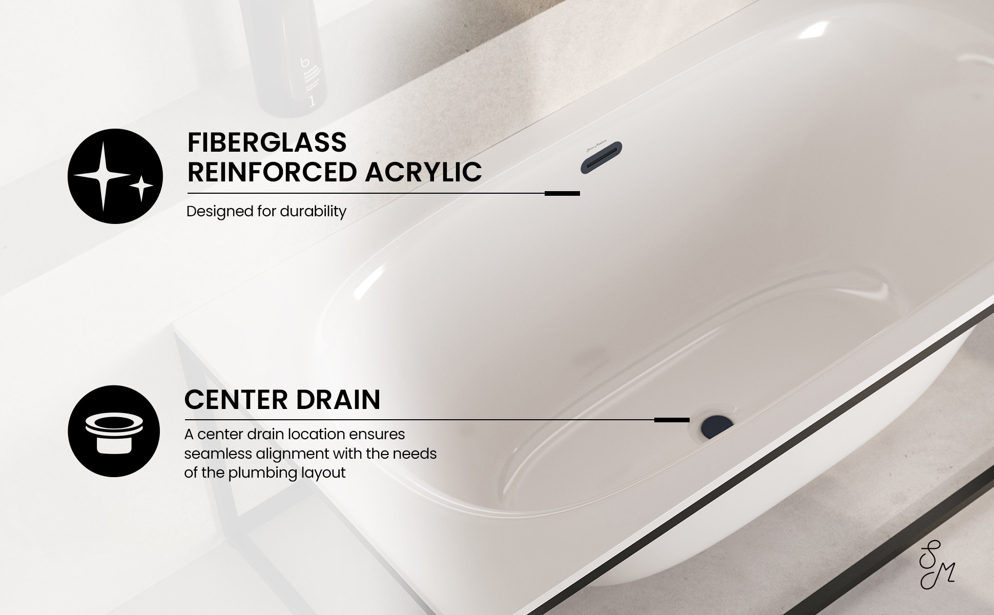 Swiss Madison SM-25-FBLOU02MB bathtubs - View #7