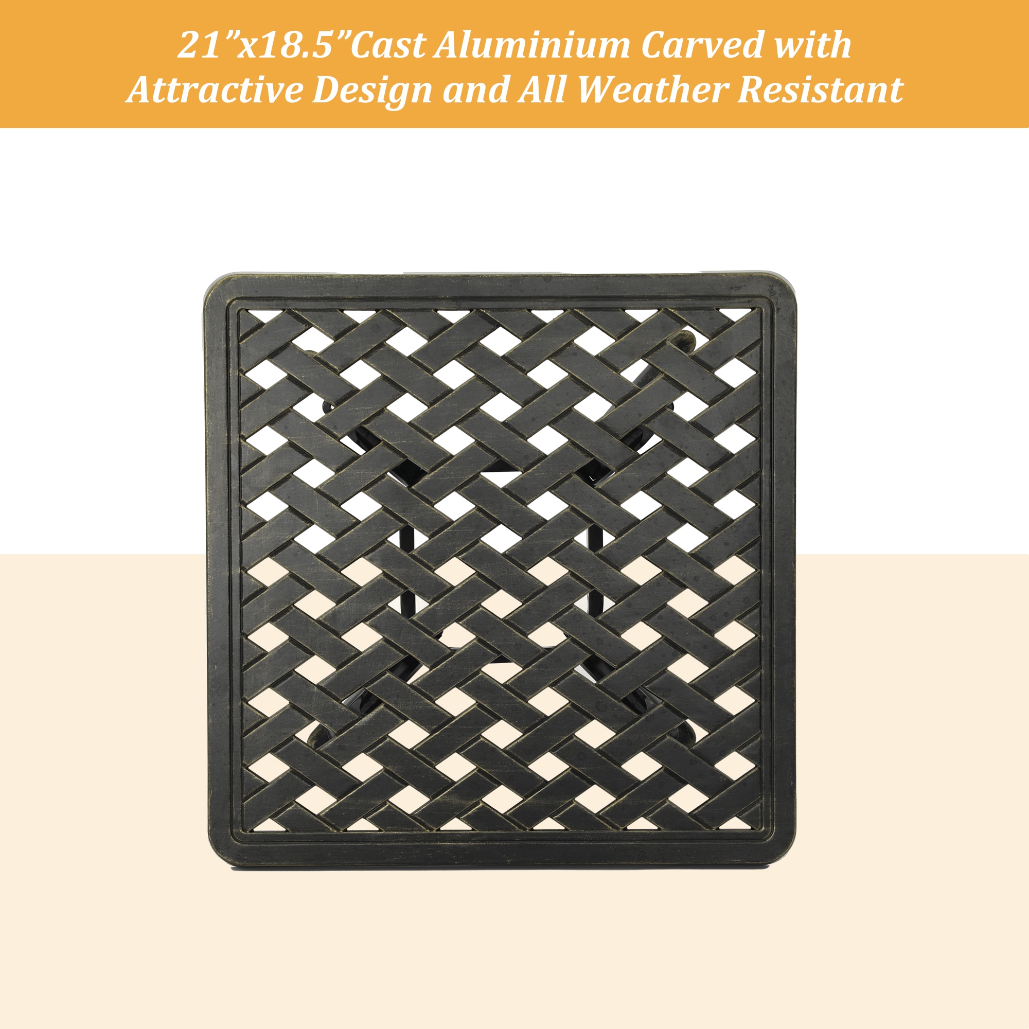 Clihome CL-XG53CST-BR Patio-Tables - View #10