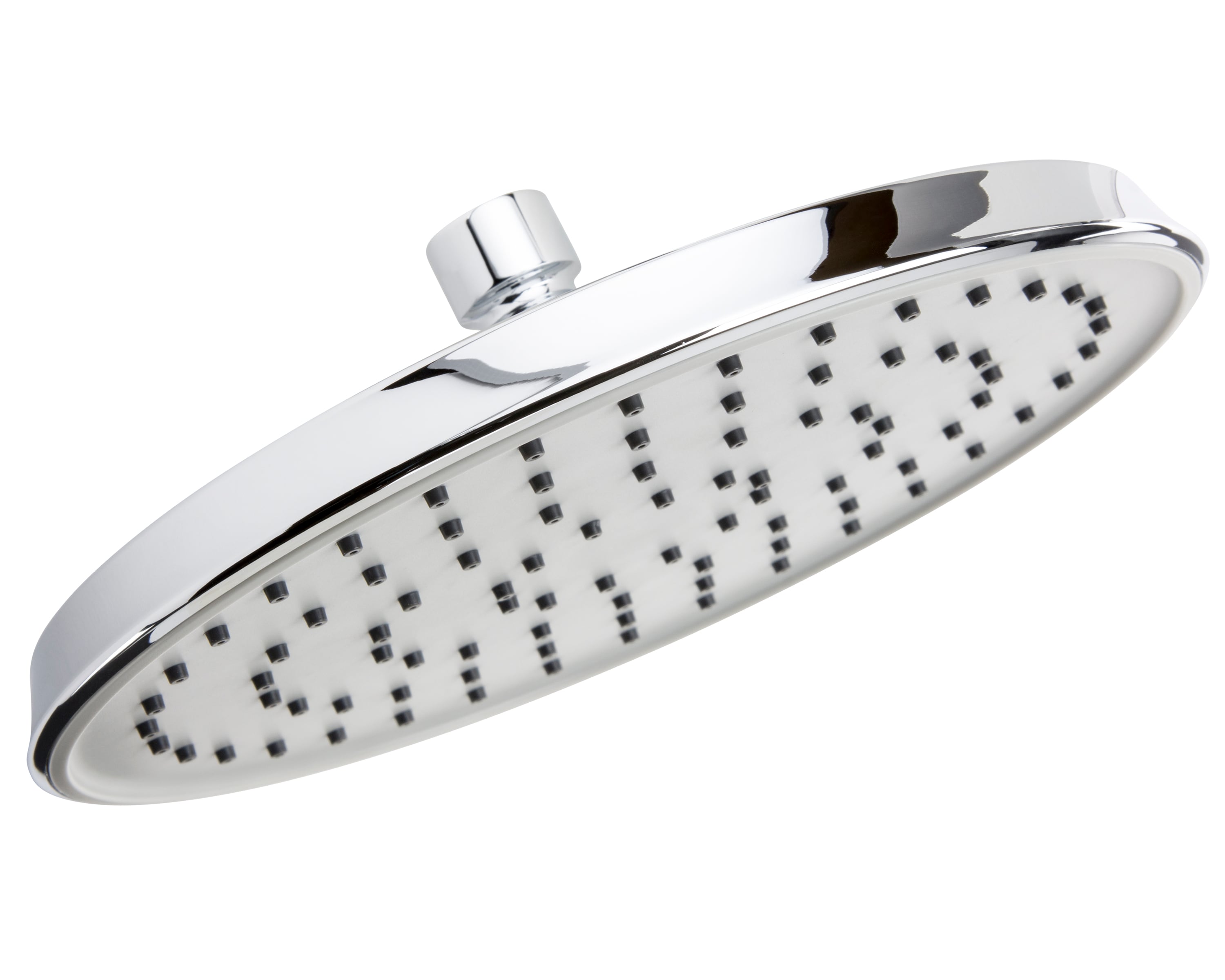 Keeney K711CP Stylewise 1.0 -Spray Polished chrome 8.39-in Round Fixed Rain Shower Head 1.8 GPM