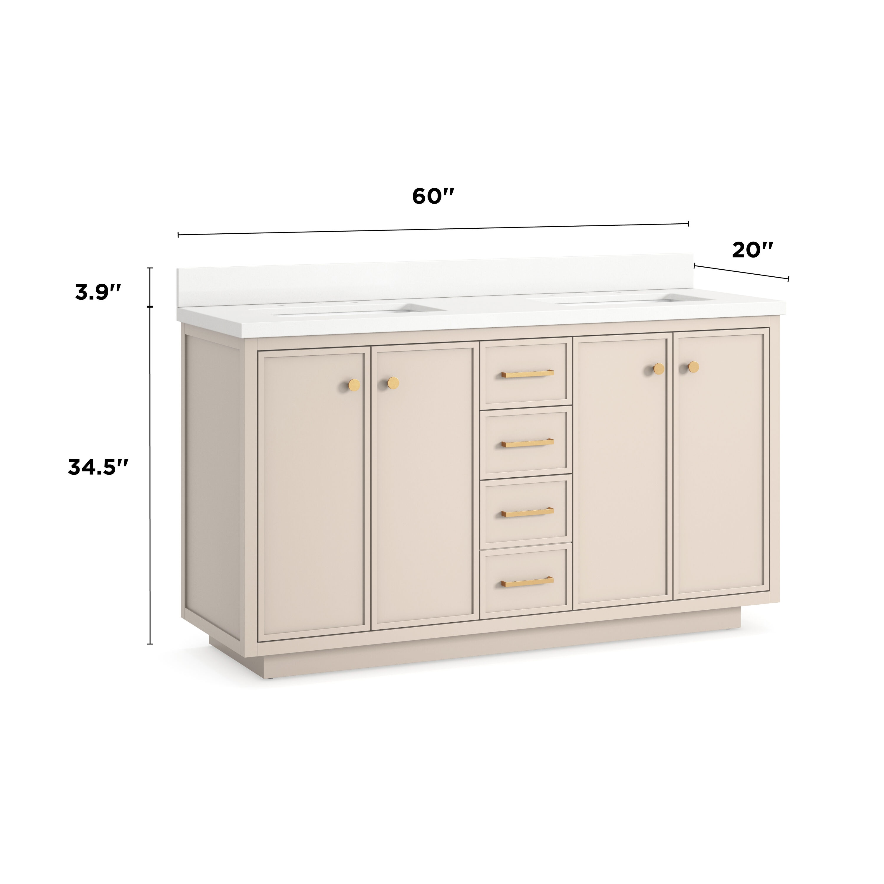 Style Selections LWS60GGV Bath-Vanity-Combo - View #6