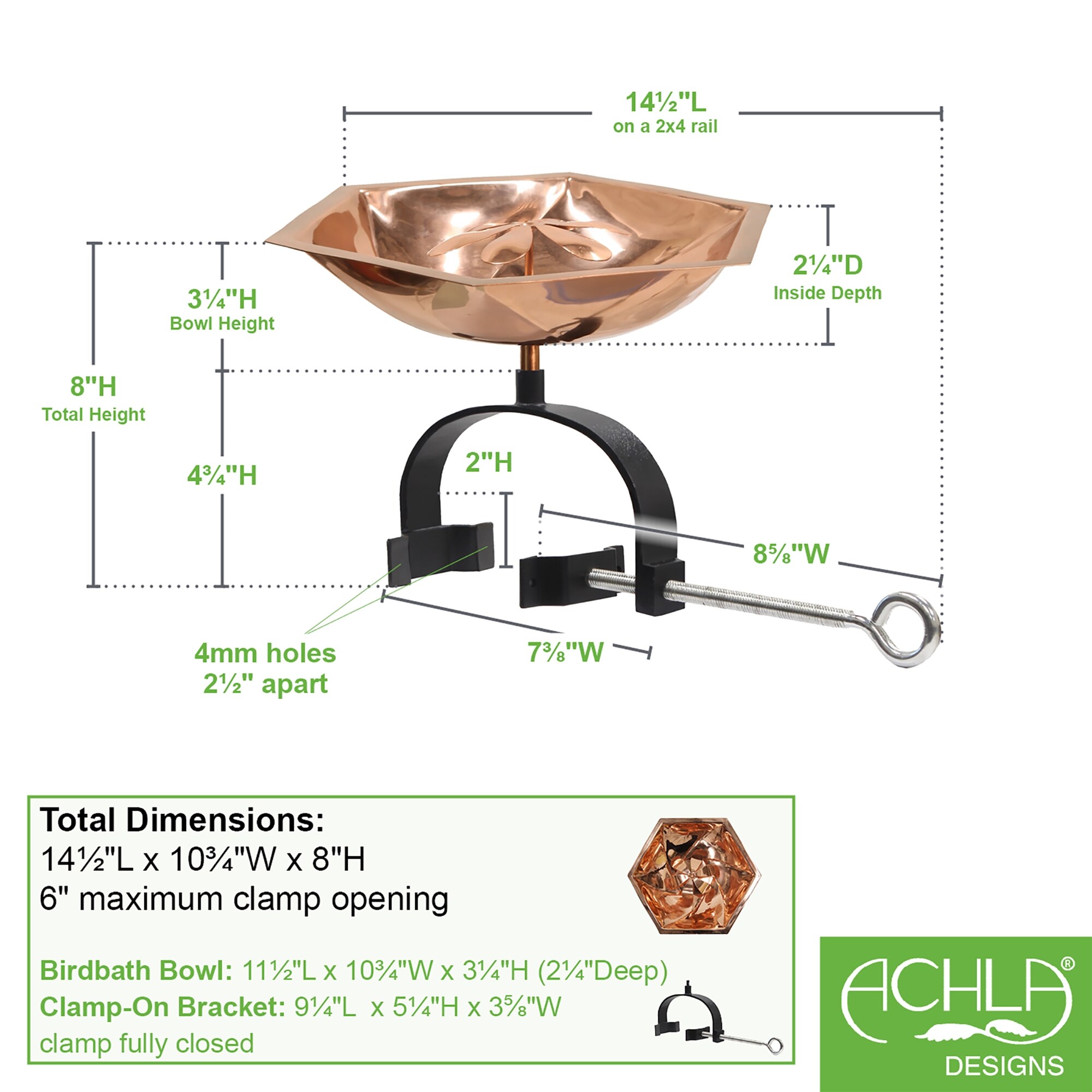 ACHLA Designs 201-1007B birdbaths - View #8