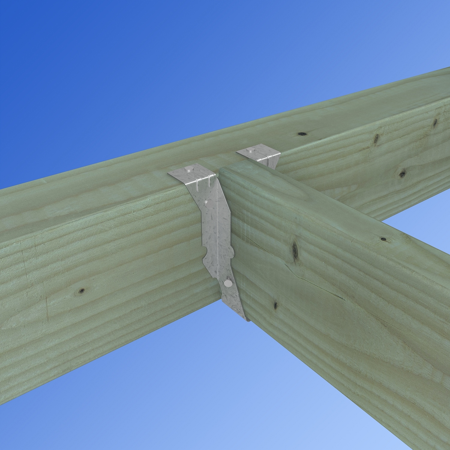 Simpson Strong-Tie 2-in x 6-in Single 18 -Gauge ZMAX Post