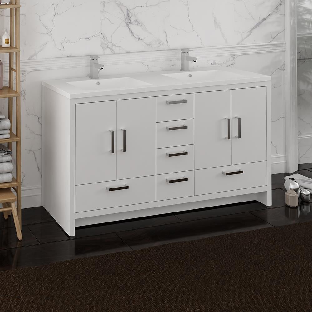 Fresca FCB9460WH-D-I Bath-Vanity-Combo - View #2