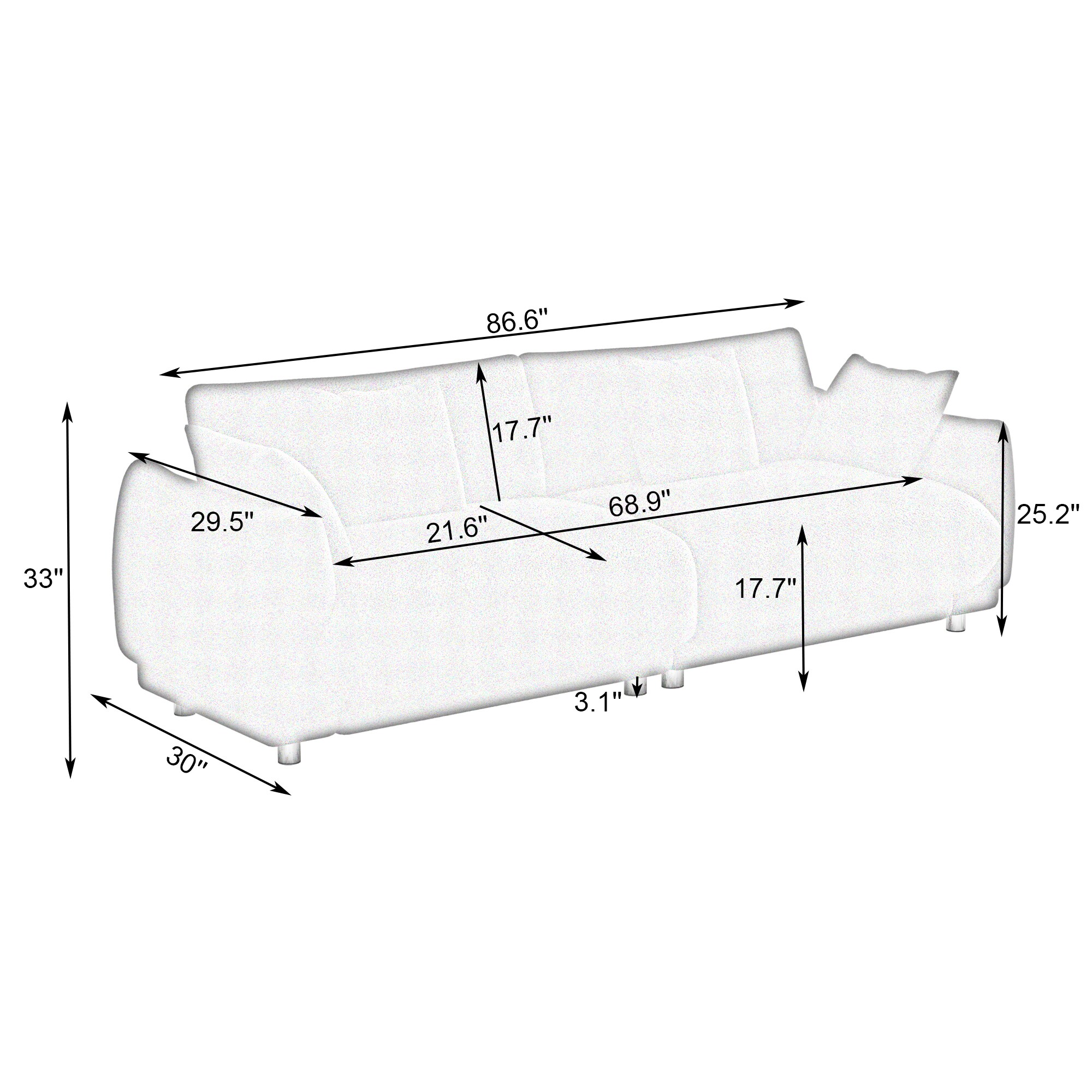 Bybafun YC5200071 Sofas-Loveseats - View #4