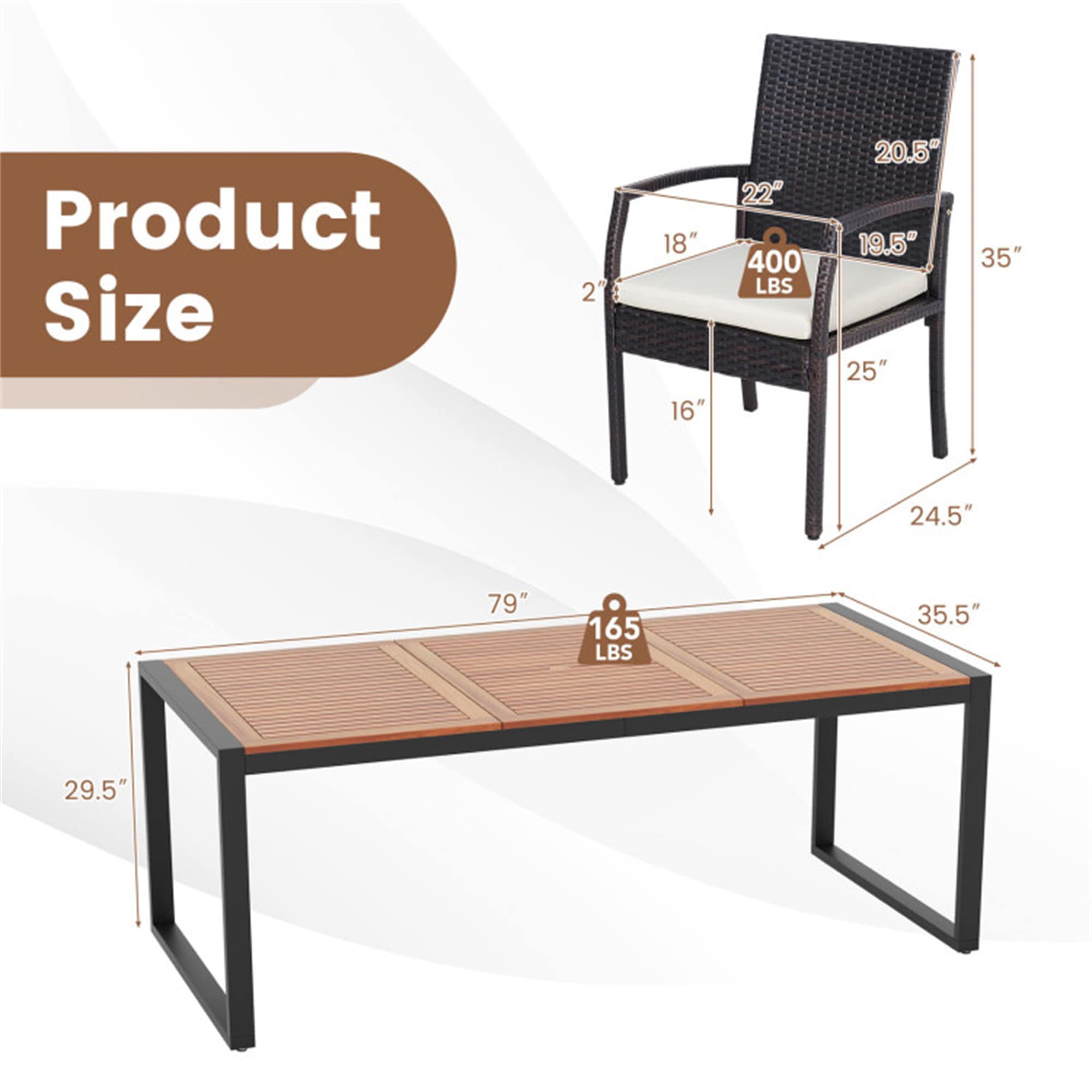 BABOOM BOM-70830-4-CO Patio-Dining-Sets - View #3