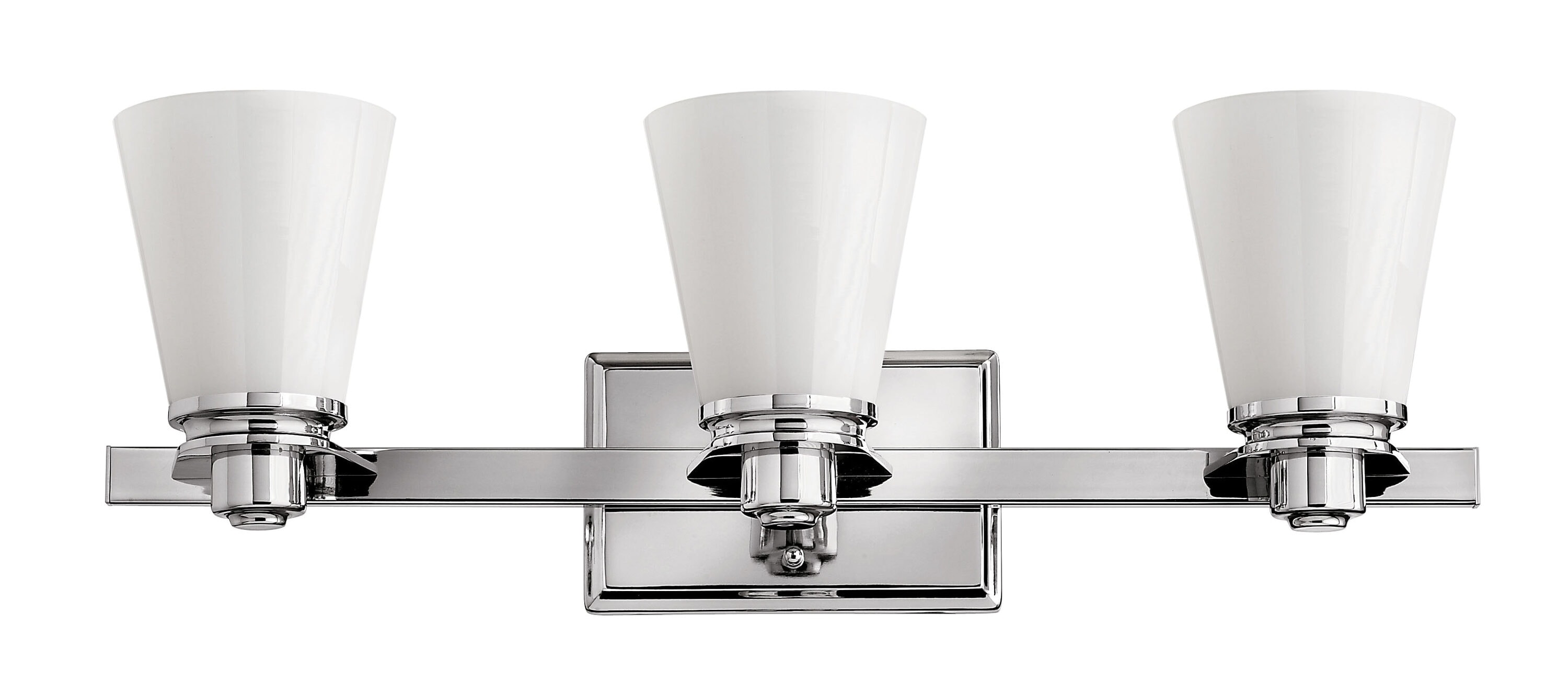 Hinkley 5553CM Avon 23-in 3 -Light Gloss Chrome Transitional Vanity light