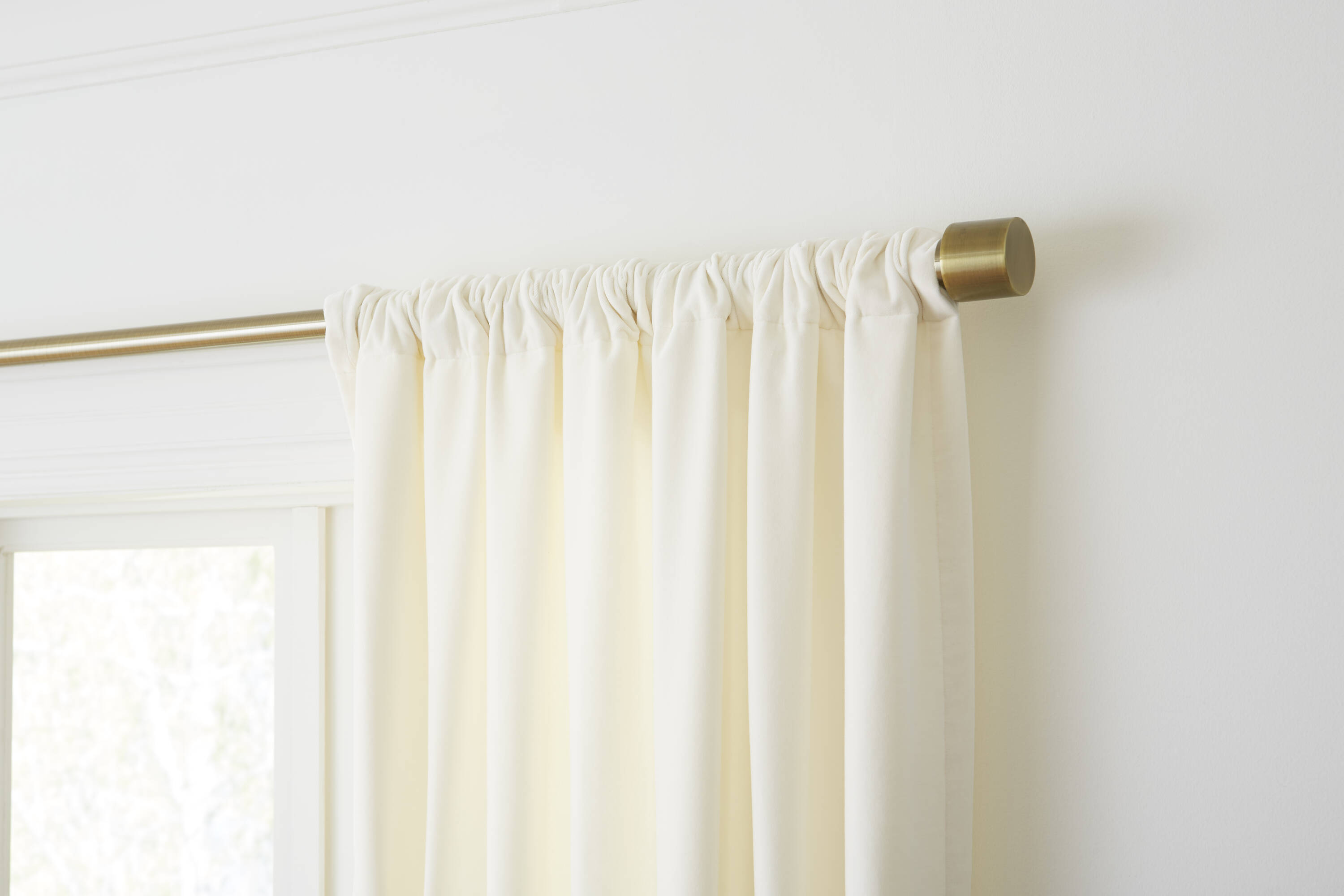 allen + roth 108-in Ivory Room Darkening Thermal Lined Back Tab Single ...