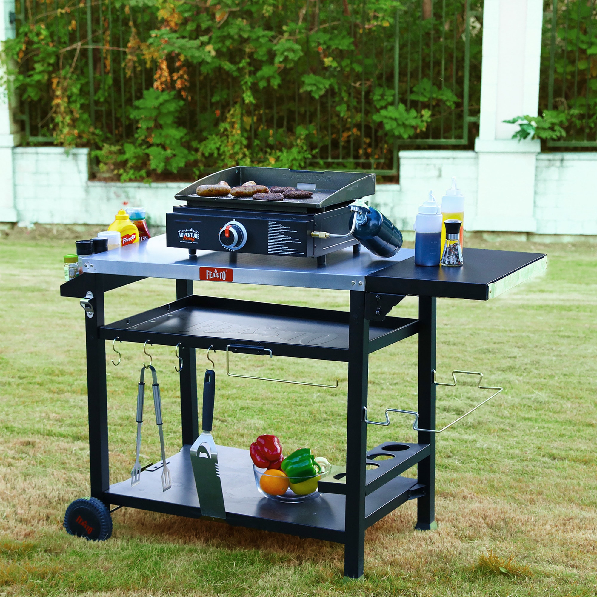 Feasto 845001L Grill-Carts-Grill-Stands - View #3