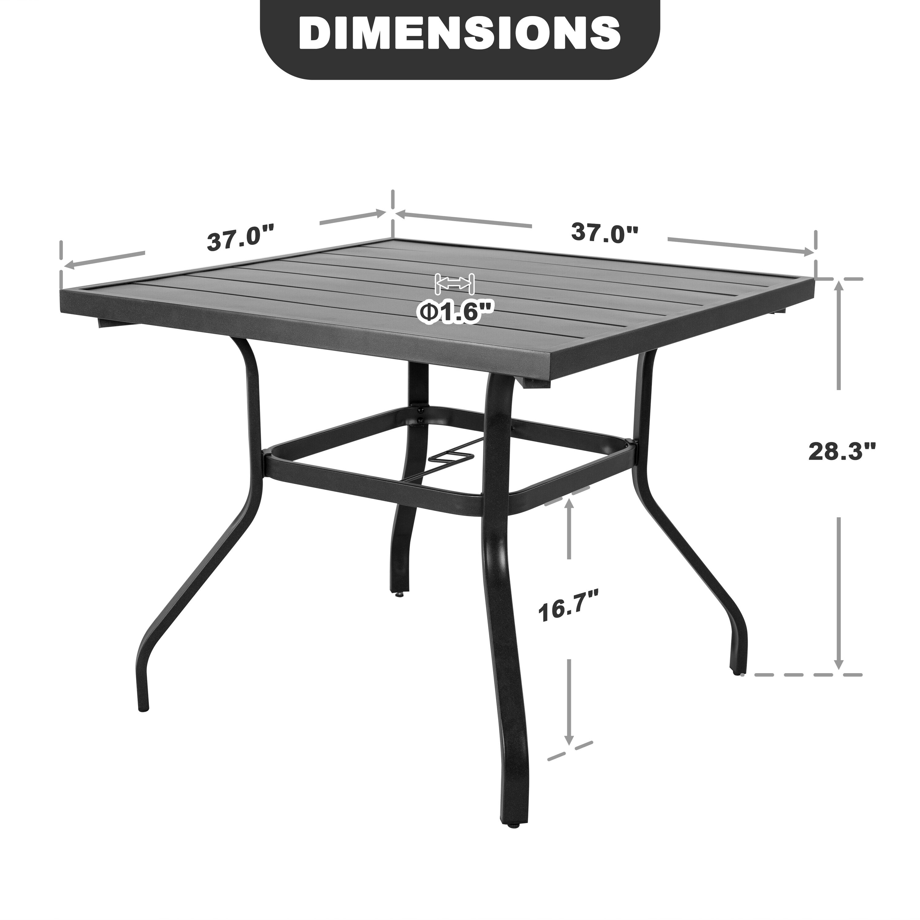 Nuu Garden TA102 Patio-Tables - View #4