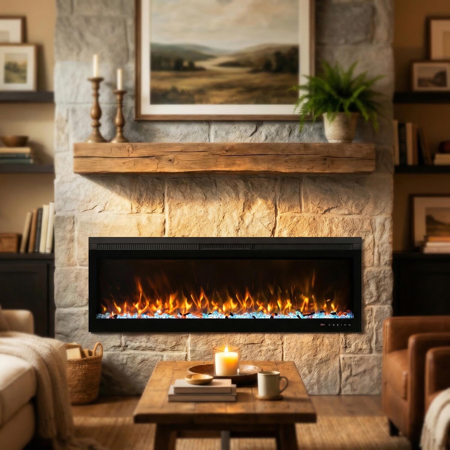 Mondawe MO-0501BI60R Electric-Fireplaces - View #3