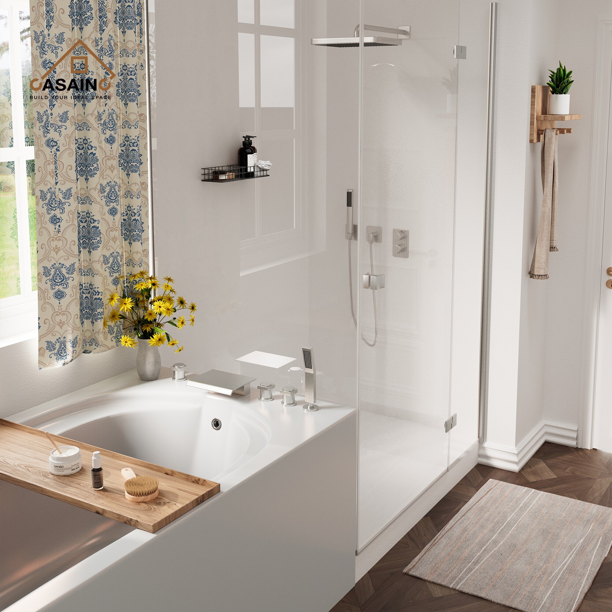CASAINC KCLT0055-BG Roman-Tub-Faucets - View #2