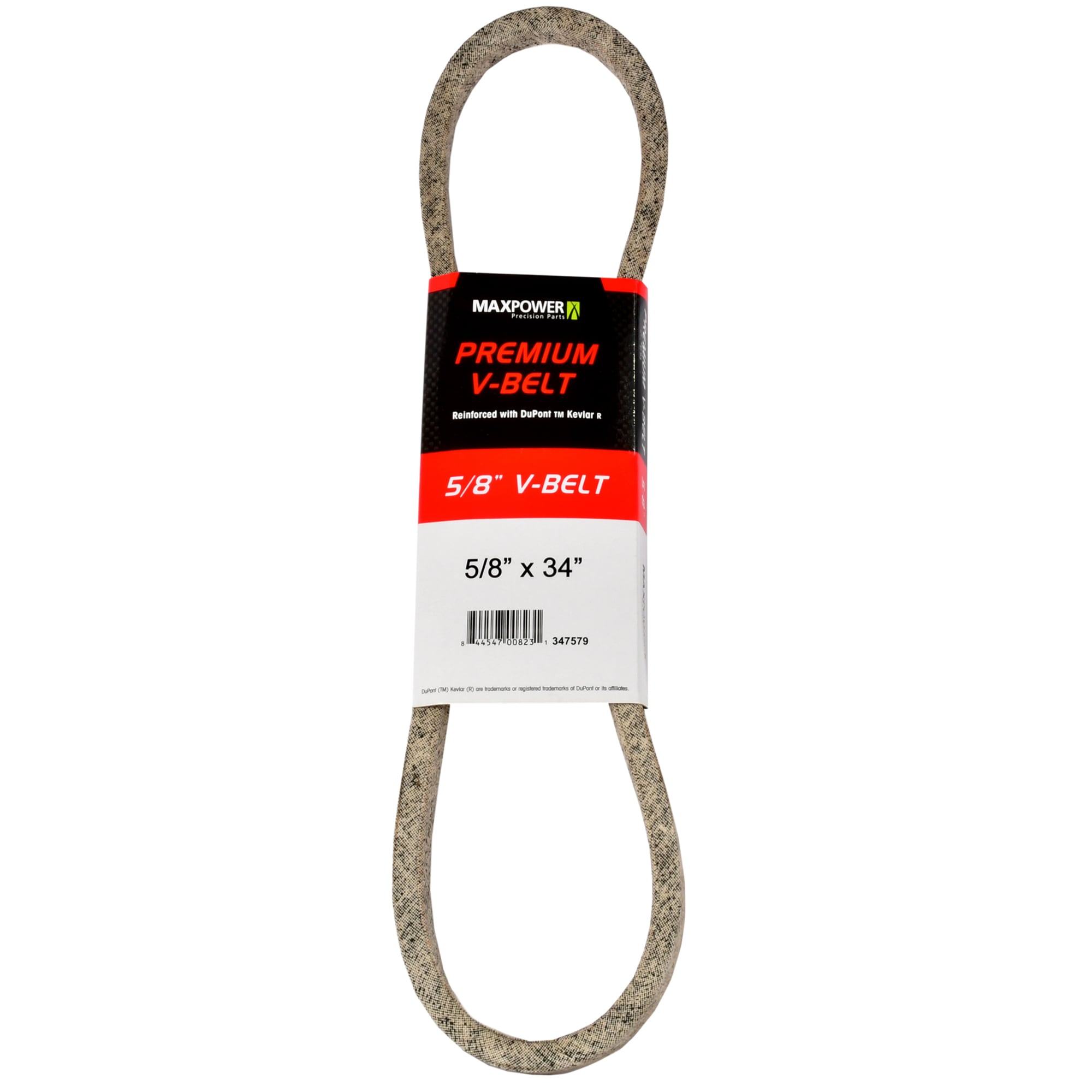 MaxPower 347579 5/8-in x 34-in V-belt, Riding Mower/Tractors, Replaces OEM Part Number Universal