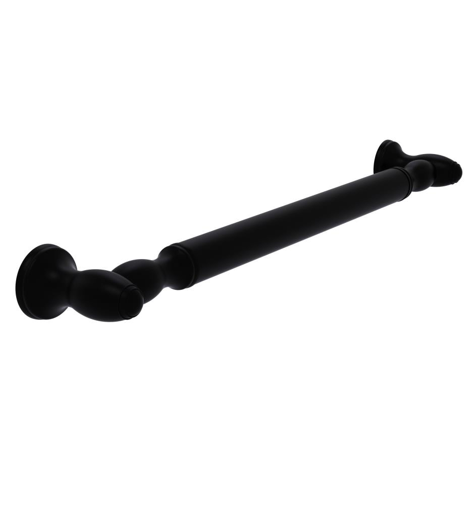 Allied Brass TD-GRR-16-BKM 16-in Matte Black Wall mount ADA Compliant Grab Bar ( 350-lb Weight Capacity )