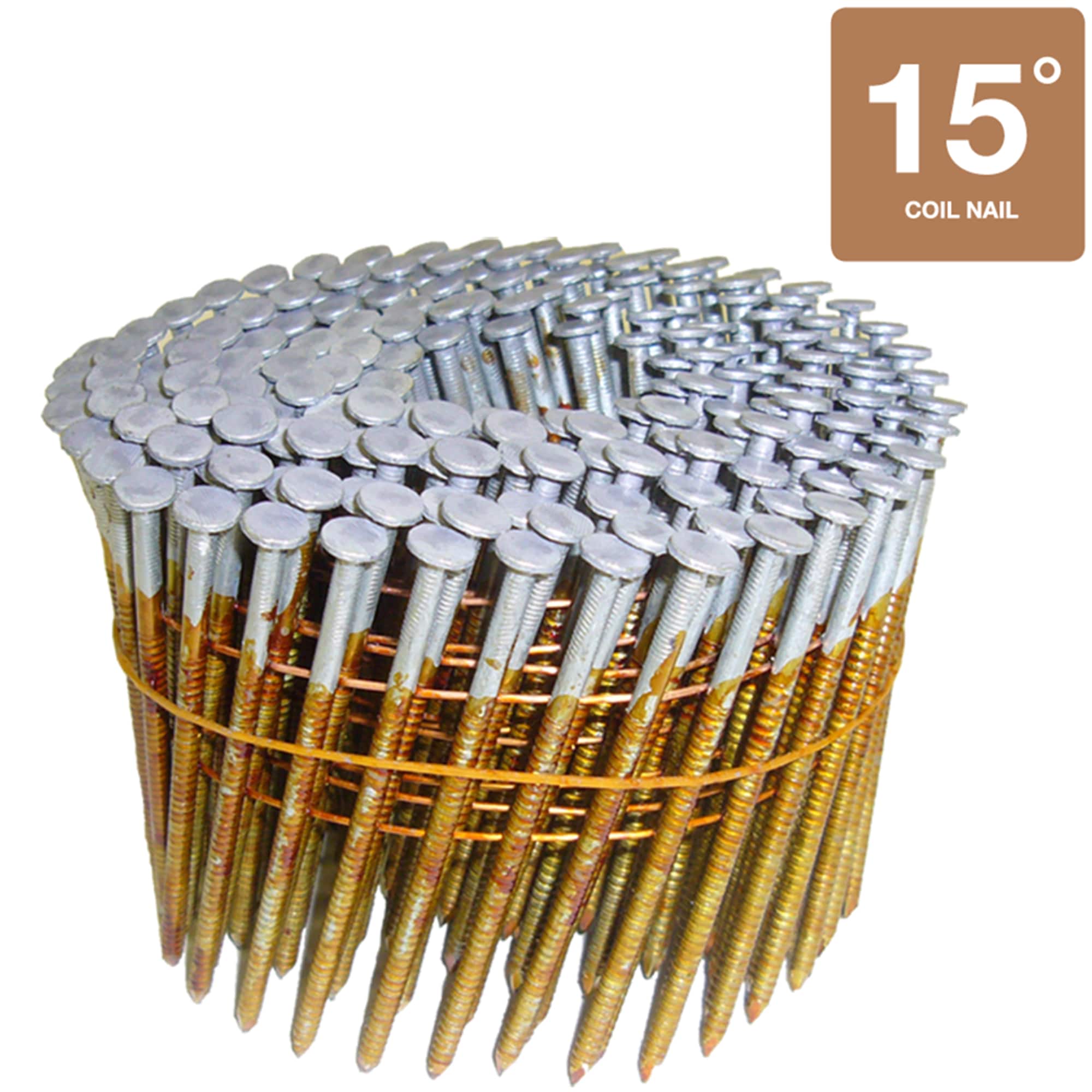 Metabo HPT 2-in x 0.113-in 15 Degree Hot-Dipped Galvanized Ring Collated Framing Nails (2700-Per Box)