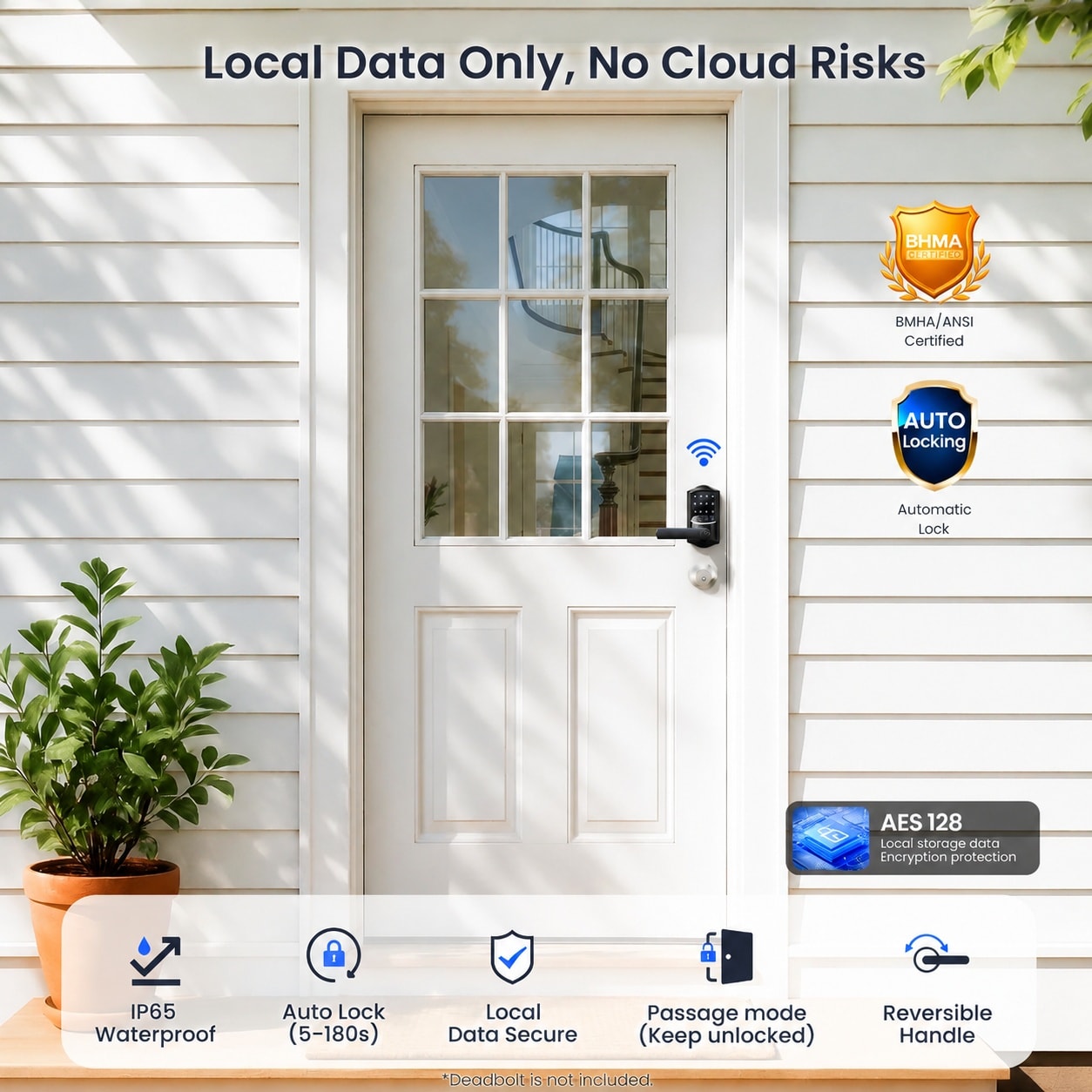 Ahfiwaso LAH0712H025 Electronic-Door-Locks - View #5