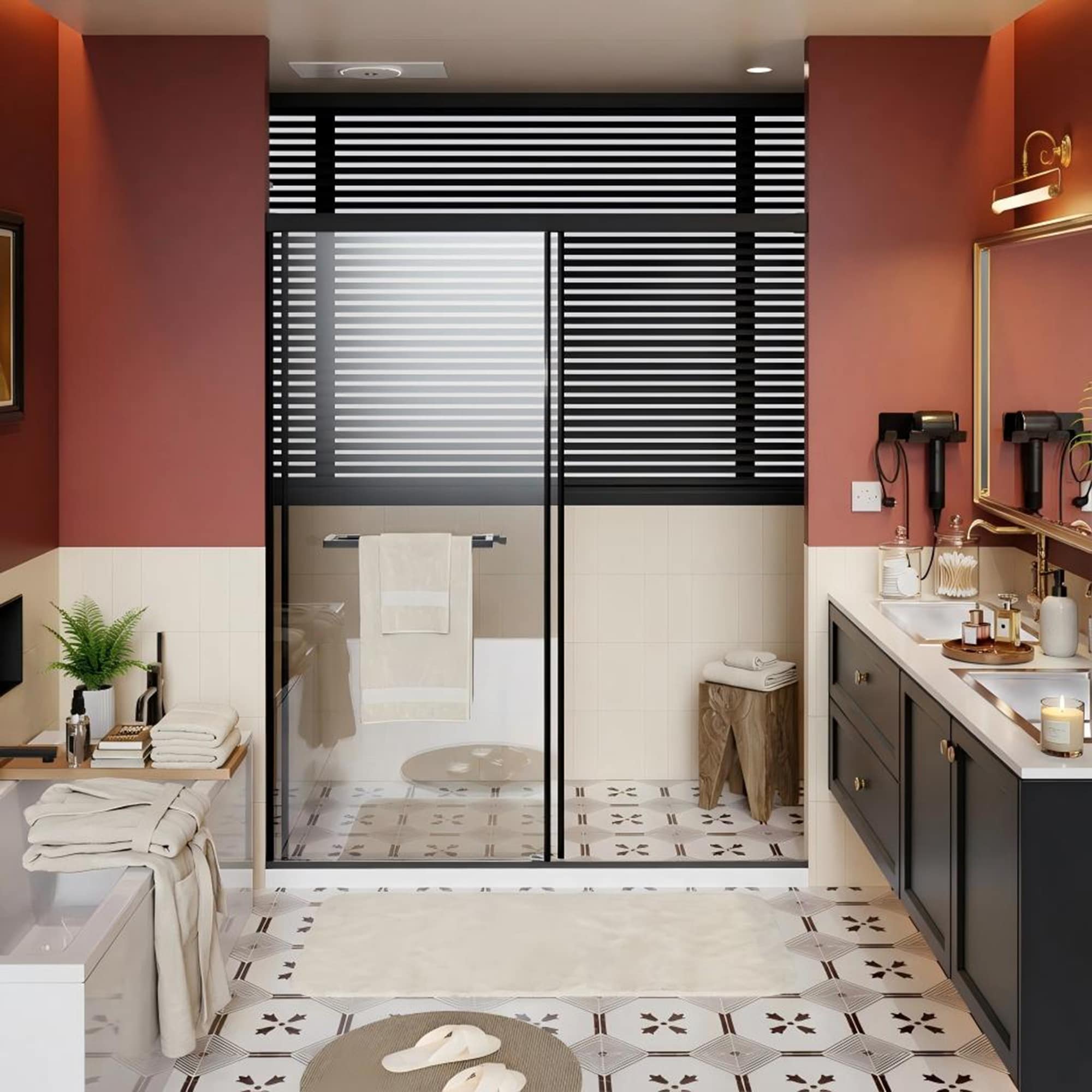 CASAINC BL-363672GD Shower-Doors - View #2