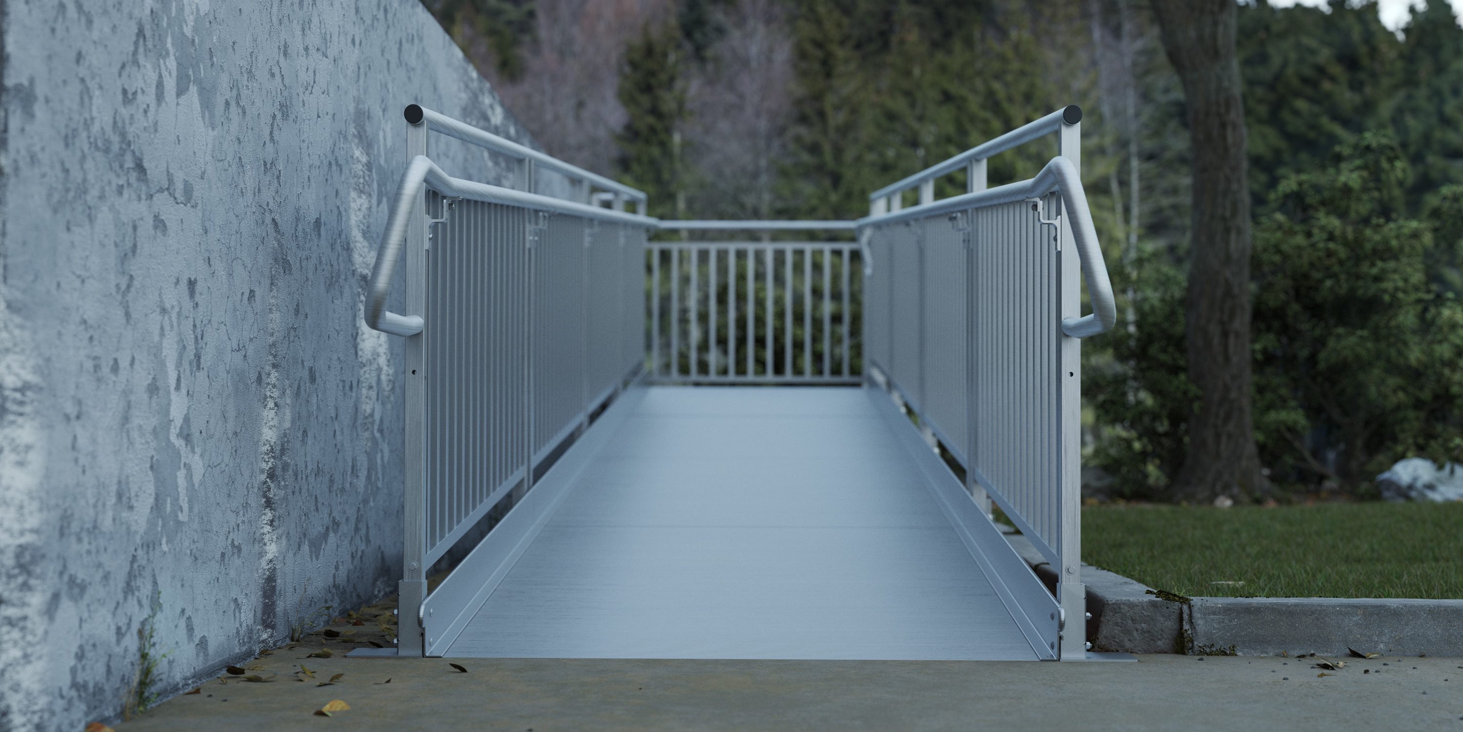 Pathway HD ADA Compliant Metal Stairs