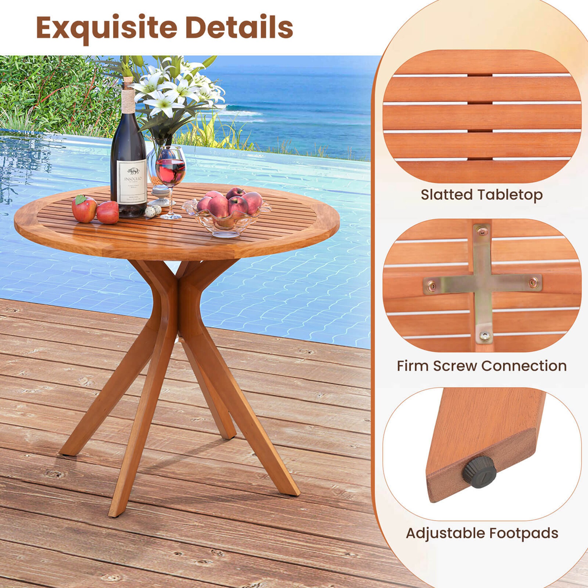 Costway HCST03763 Dining-Tables - View #3