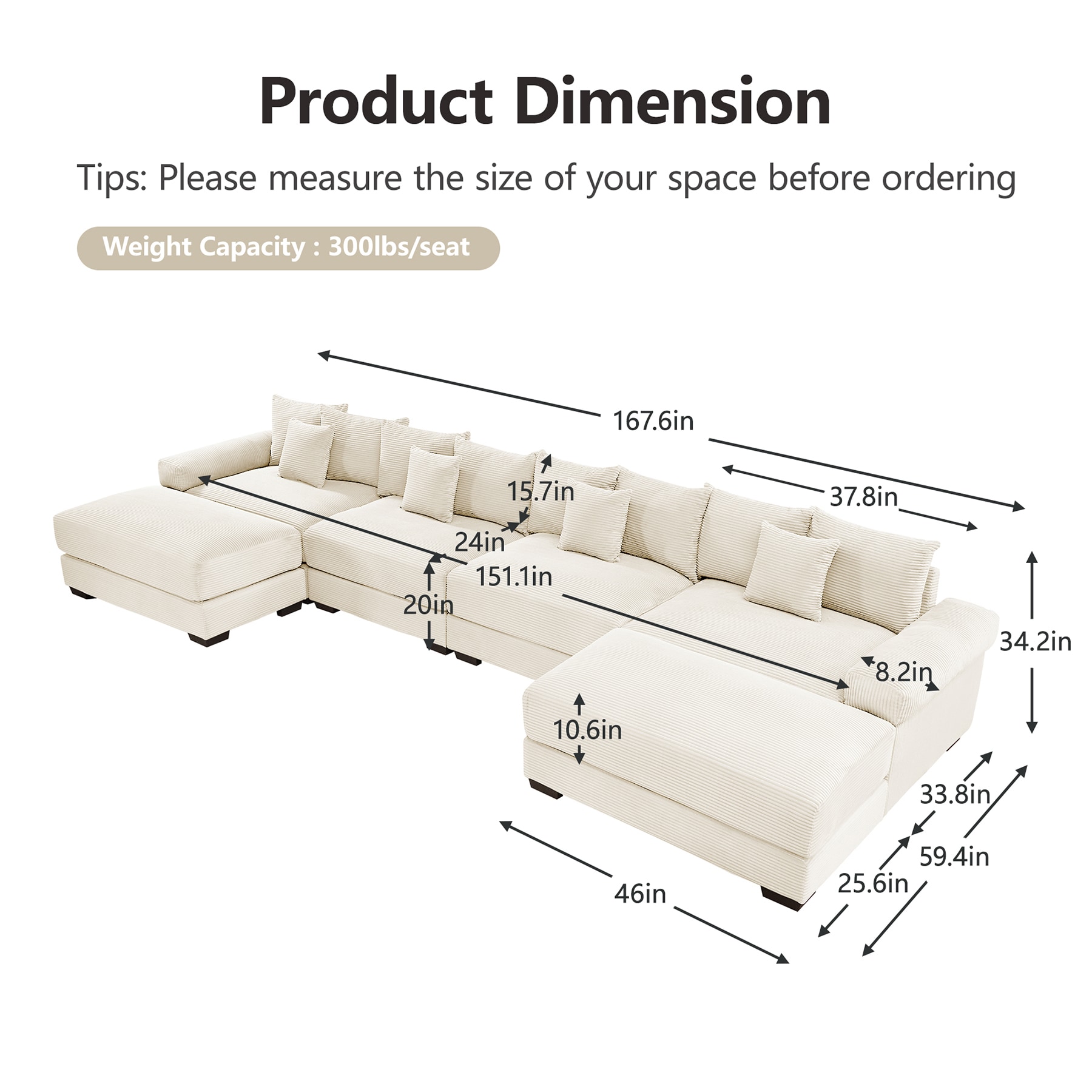 SINOFURN SYA020298BG Sofas-Loveseats - View #11