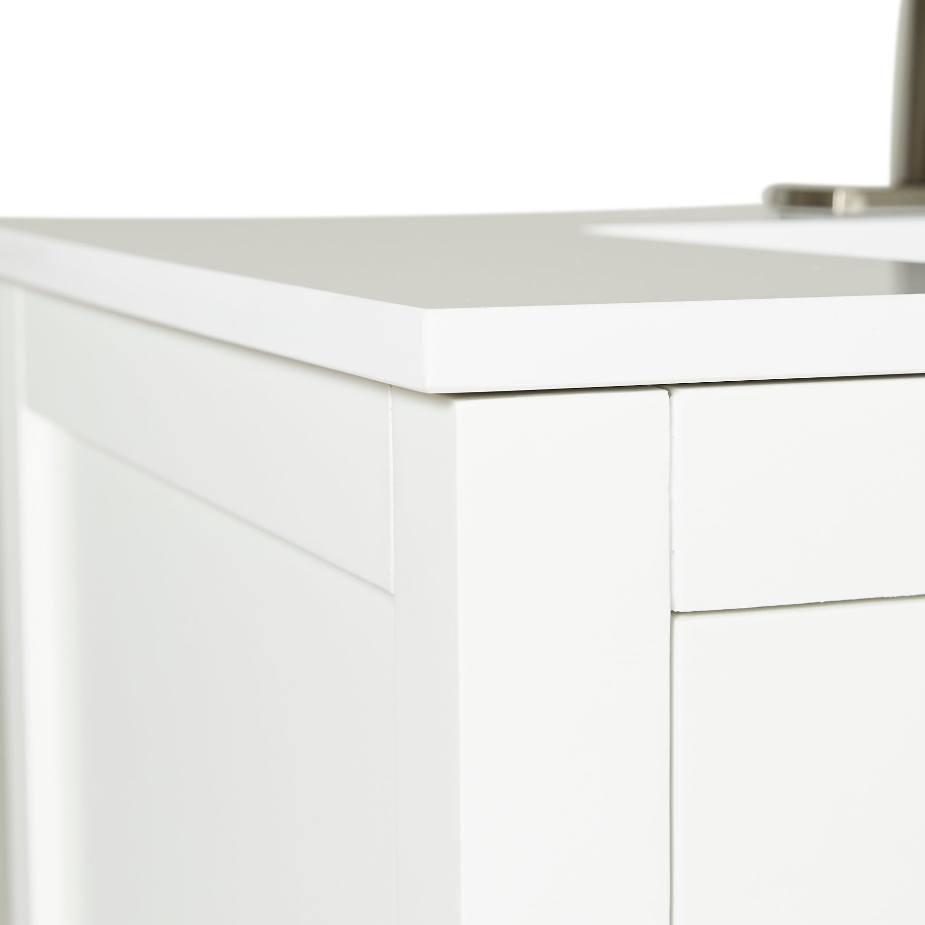 Centra 72 Double Bathroom Vanity for Vessel Sinks - Matte White   Beautiful bathroom furniture for every home - Wyndham Collection