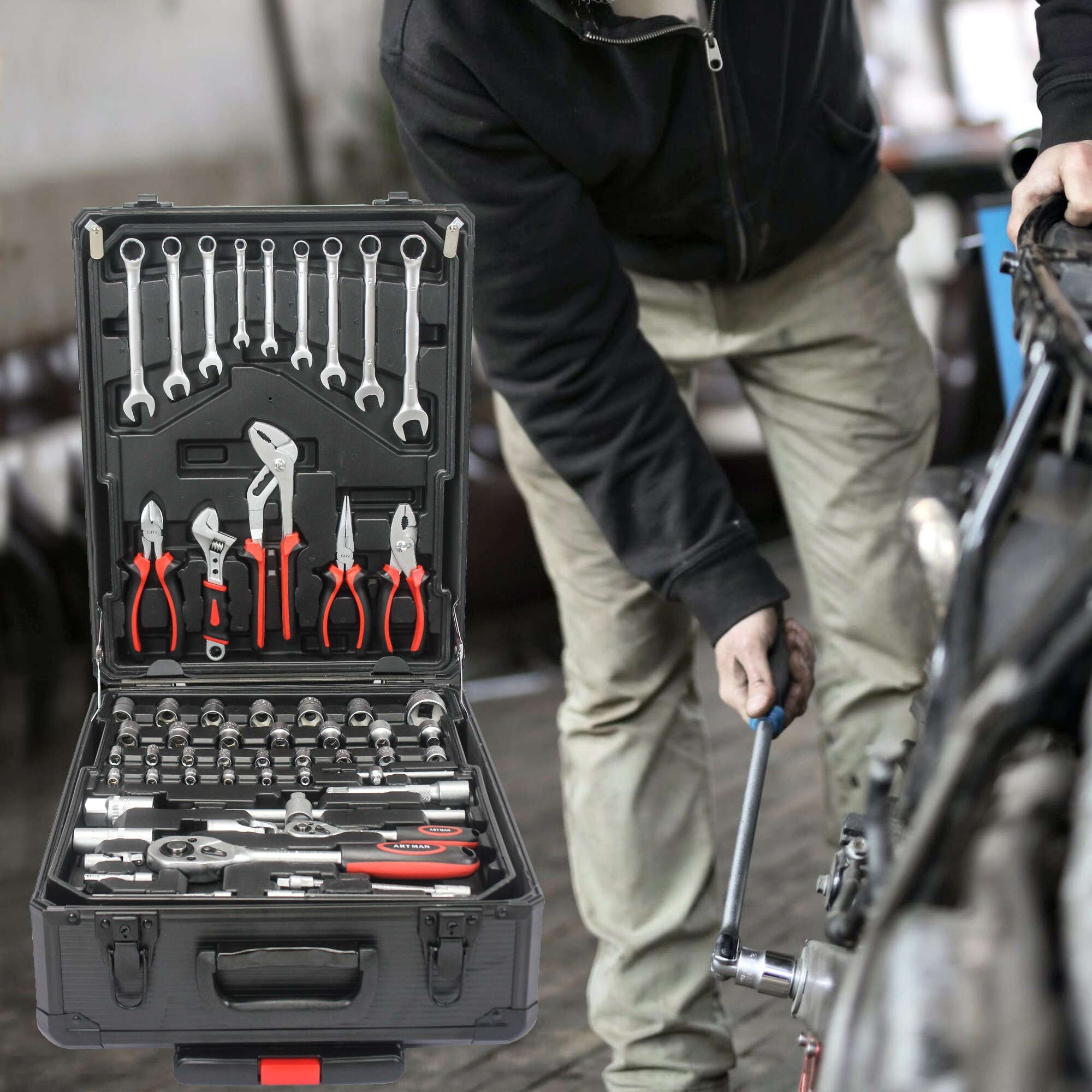 Miki Shinly ART-0122-06QI Mechanics-Tool-Sets - View #7