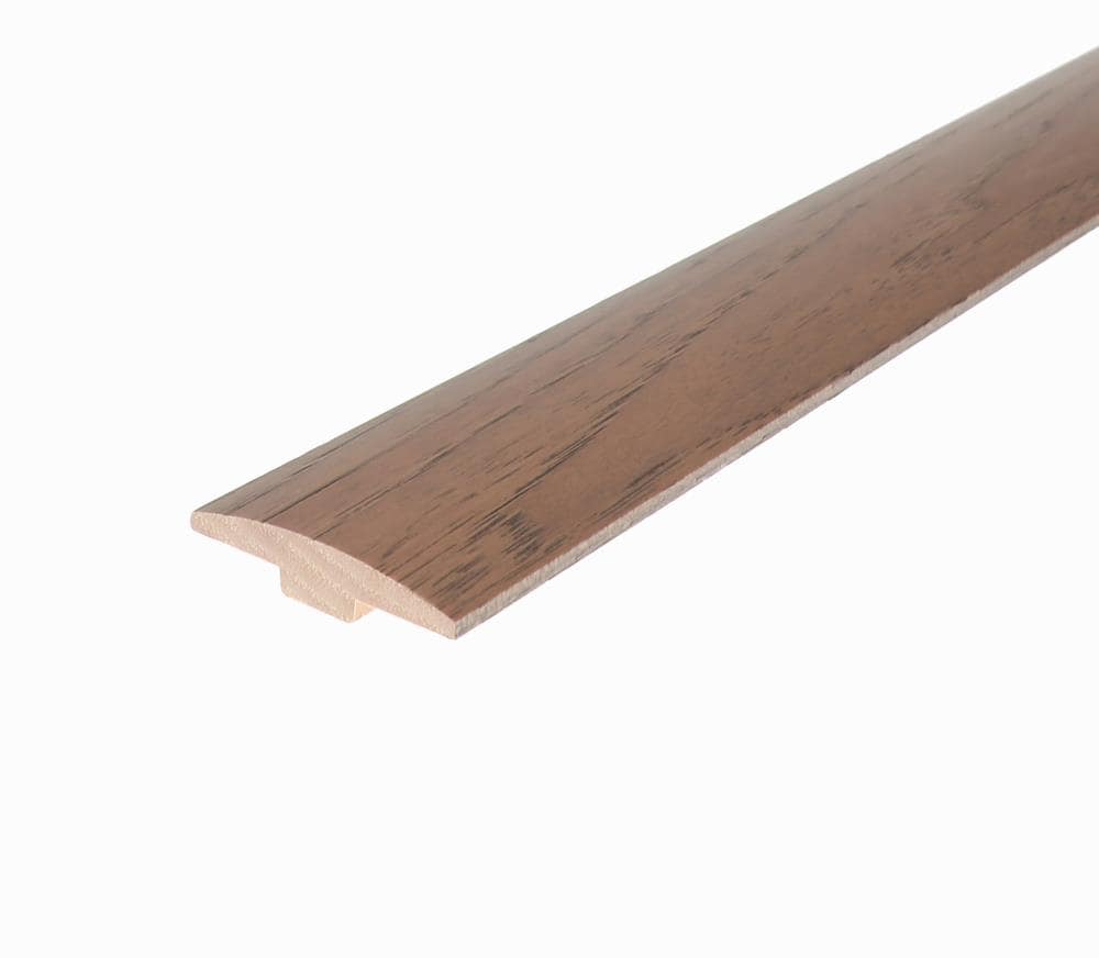 Flexco Hickory Bellota 0.422-in T x 2-in W x 78-in L Solid Wood T-moulding