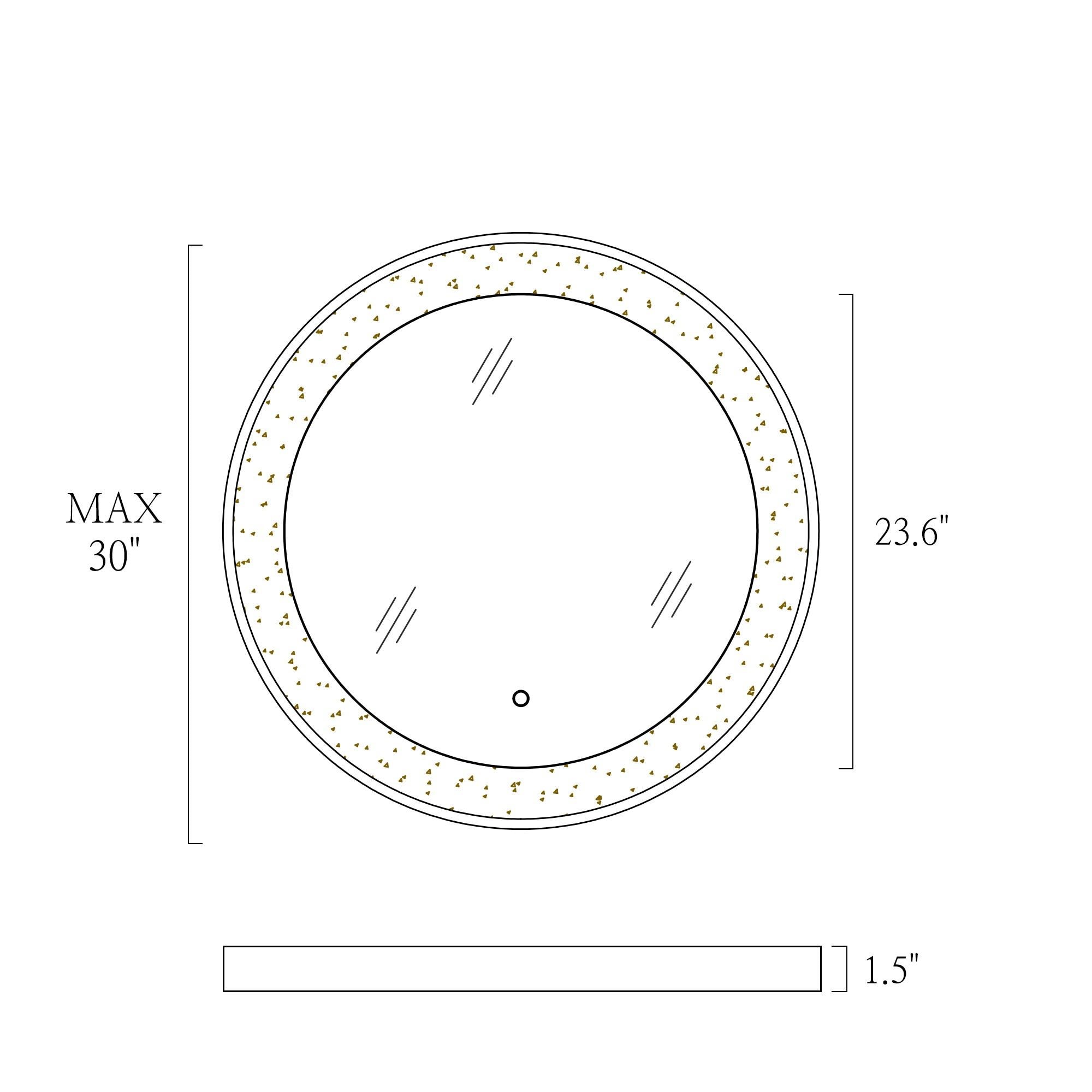 Uolfin 2IBIUF-LWS25029-P8 Decor-Mirrors - View #5