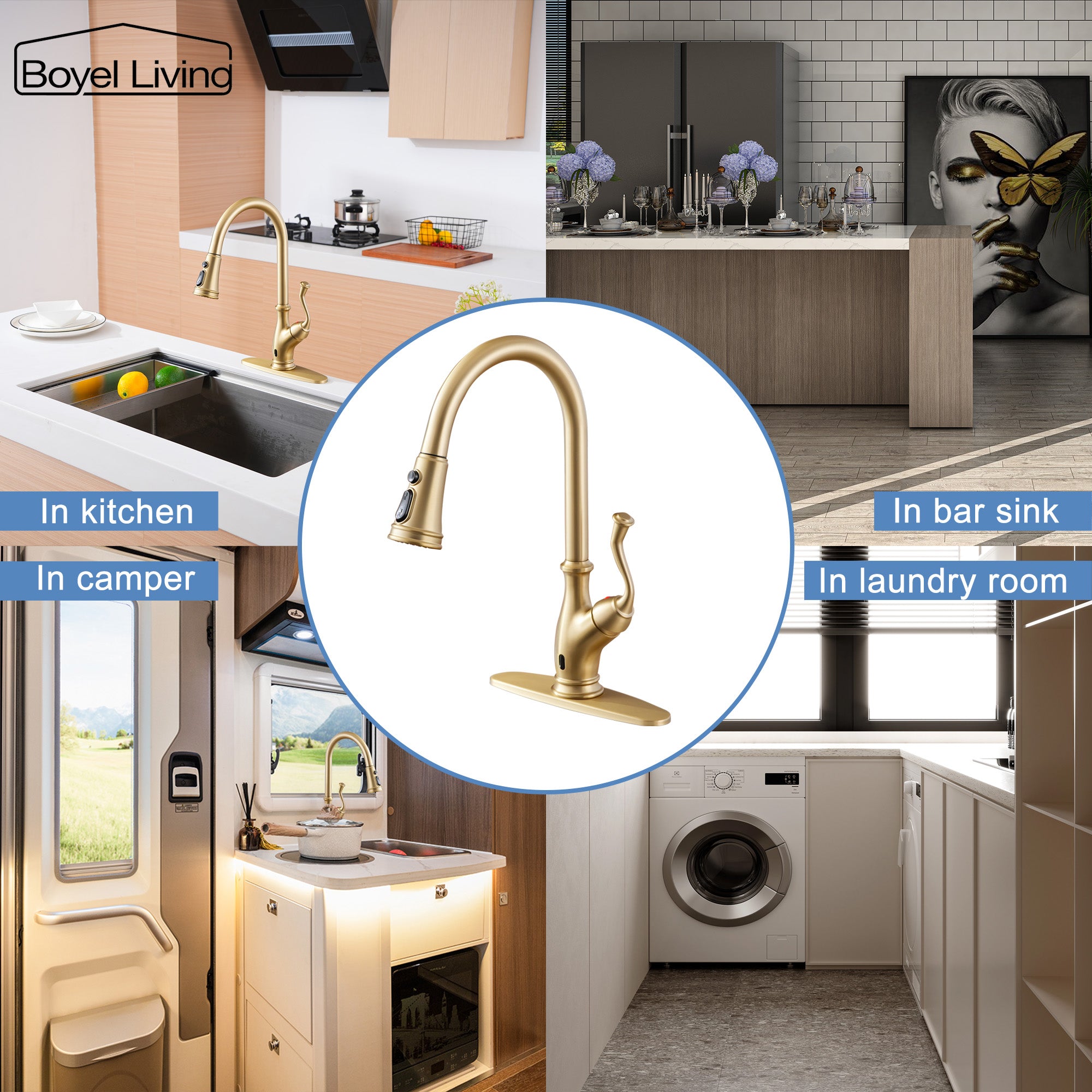 Boyel Living BL-APS175TL-BTG Kitchen-Faucets - View #11
