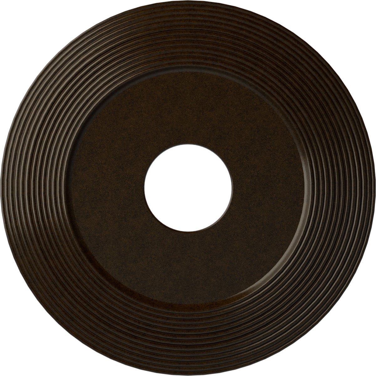 Ekena Millwork CM16ADBZS Adonis 16.125-in W x 16.125-in L Painted Bronze Polyurethane Whole Ceiling Medallion