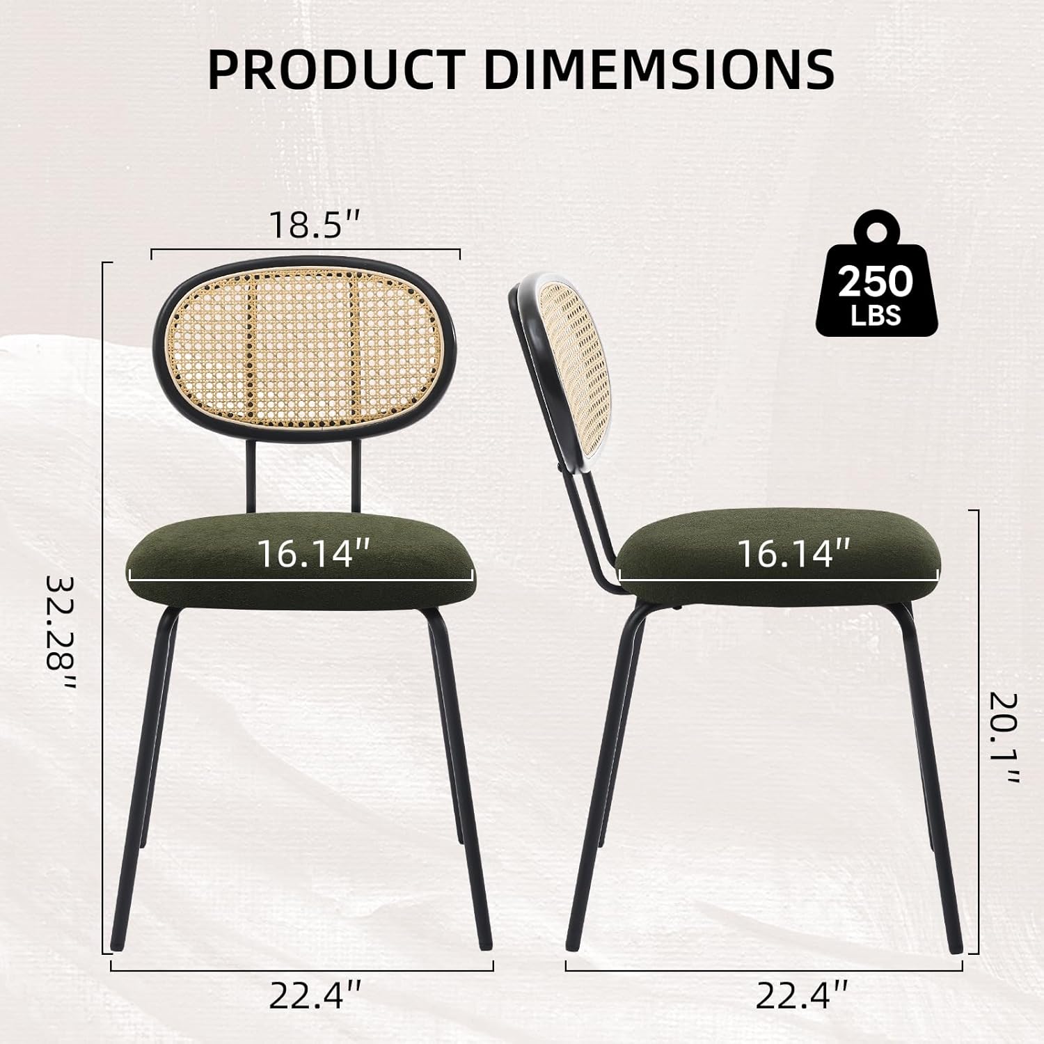 GarveeLife LSLX0403CY099 Dining-Chairs - View #4