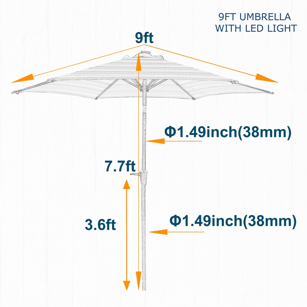 Streamdale Furniture W656P406902 Umbrellas-2 - View #13