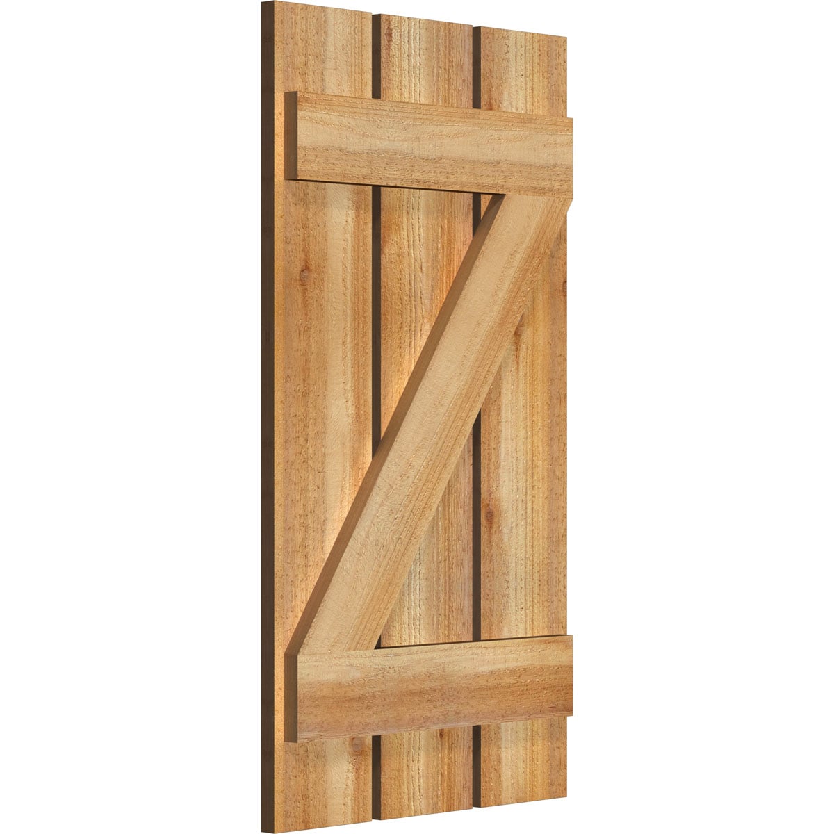 Ekena Millwork RBS06Z17X032RWR Exterior-Shutters - View #2