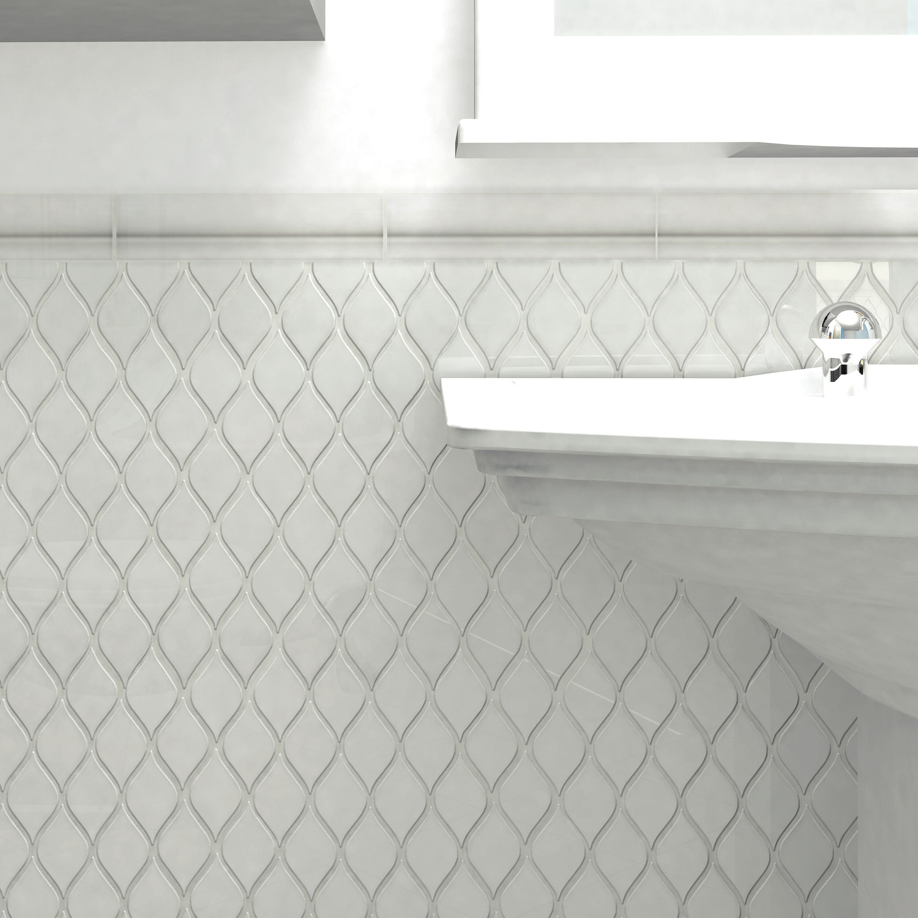 Affinity Tile WAT8ABM Wall-Trim-Accent-Tile - View #7