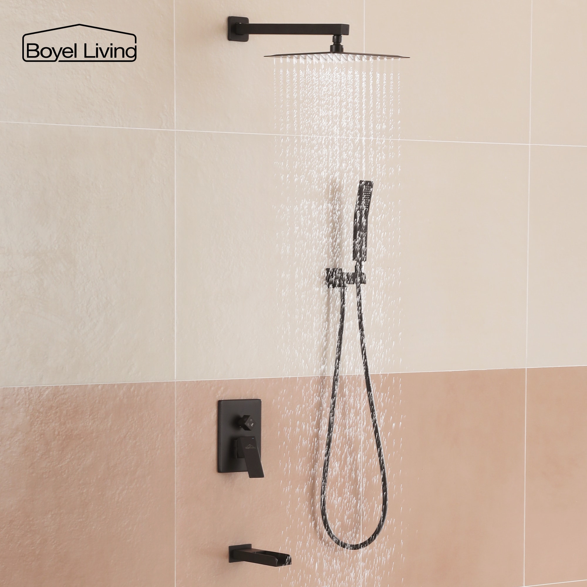 Clihome MS-A3807-10MB Showerhead-Bar-Panels - View #4