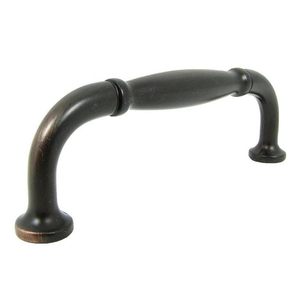 Stone Mill Hardware 3-in (76mm) Center to Center Oil-Rubbed Bronze Arch ...