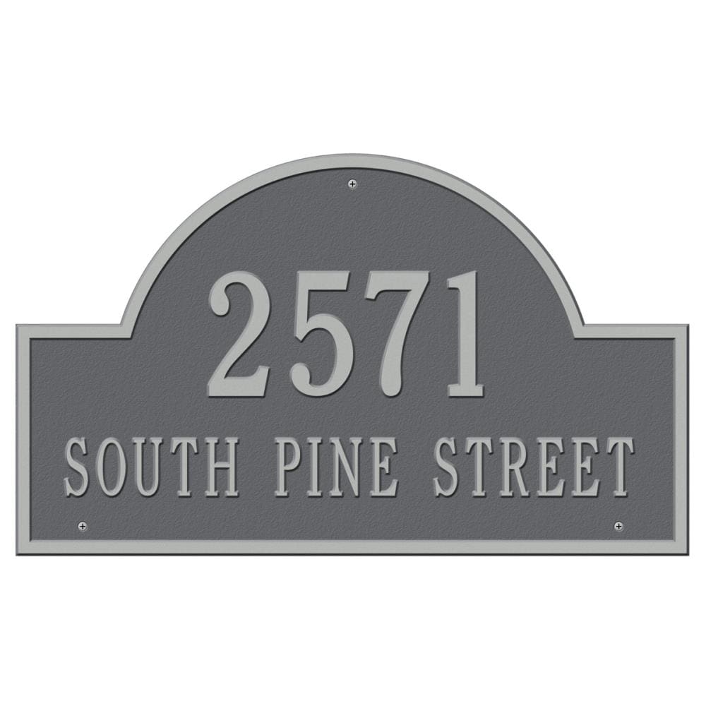 Whitehall 24-in Pewter House Number