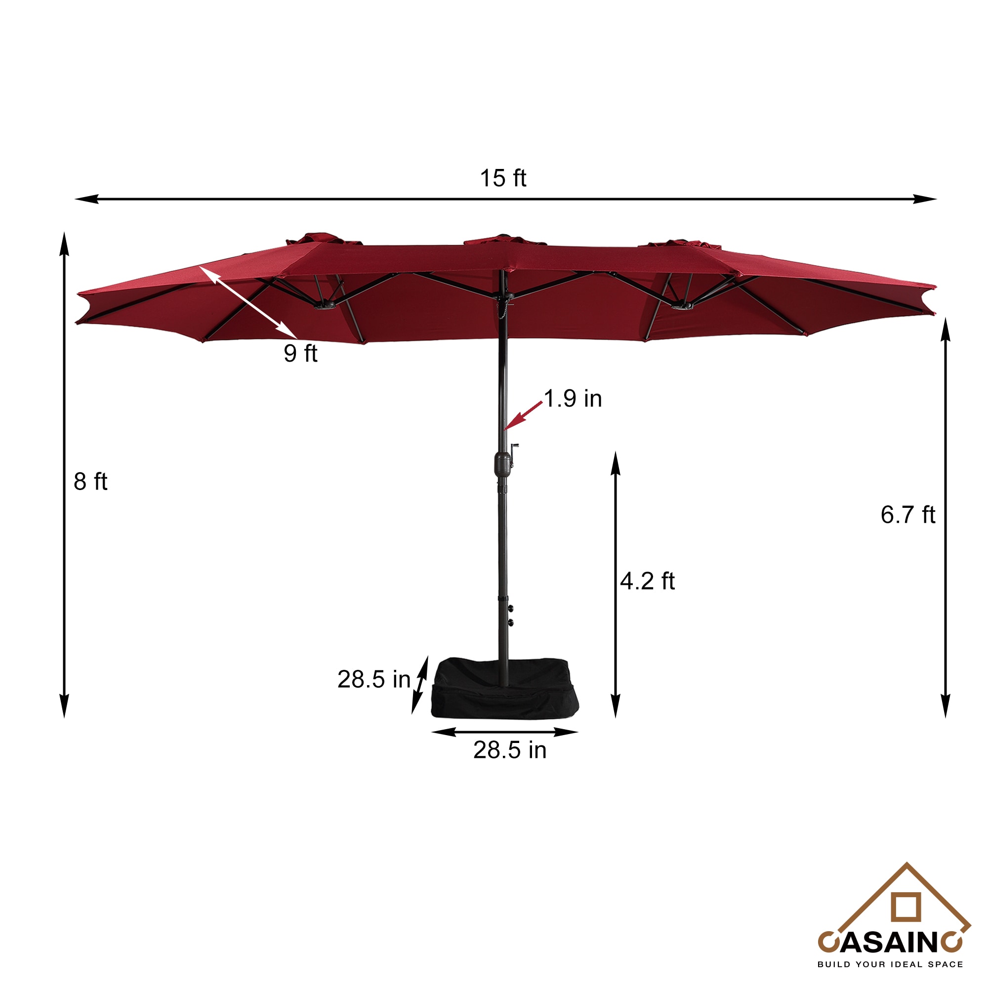 CASAINC WF-W41917529 Umbrellas-2 - View #10