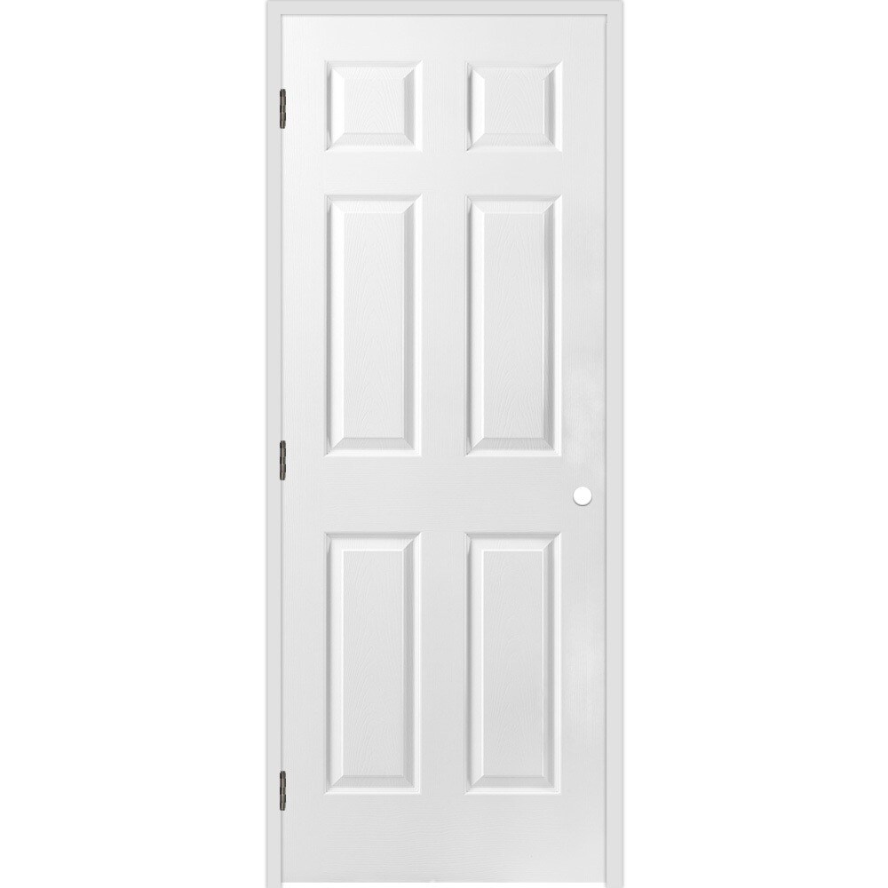 RELIABILT 412541 Classics 26-in x 78-in Hollow Core Molded Composite Right Hand Single Prehung Interior Door