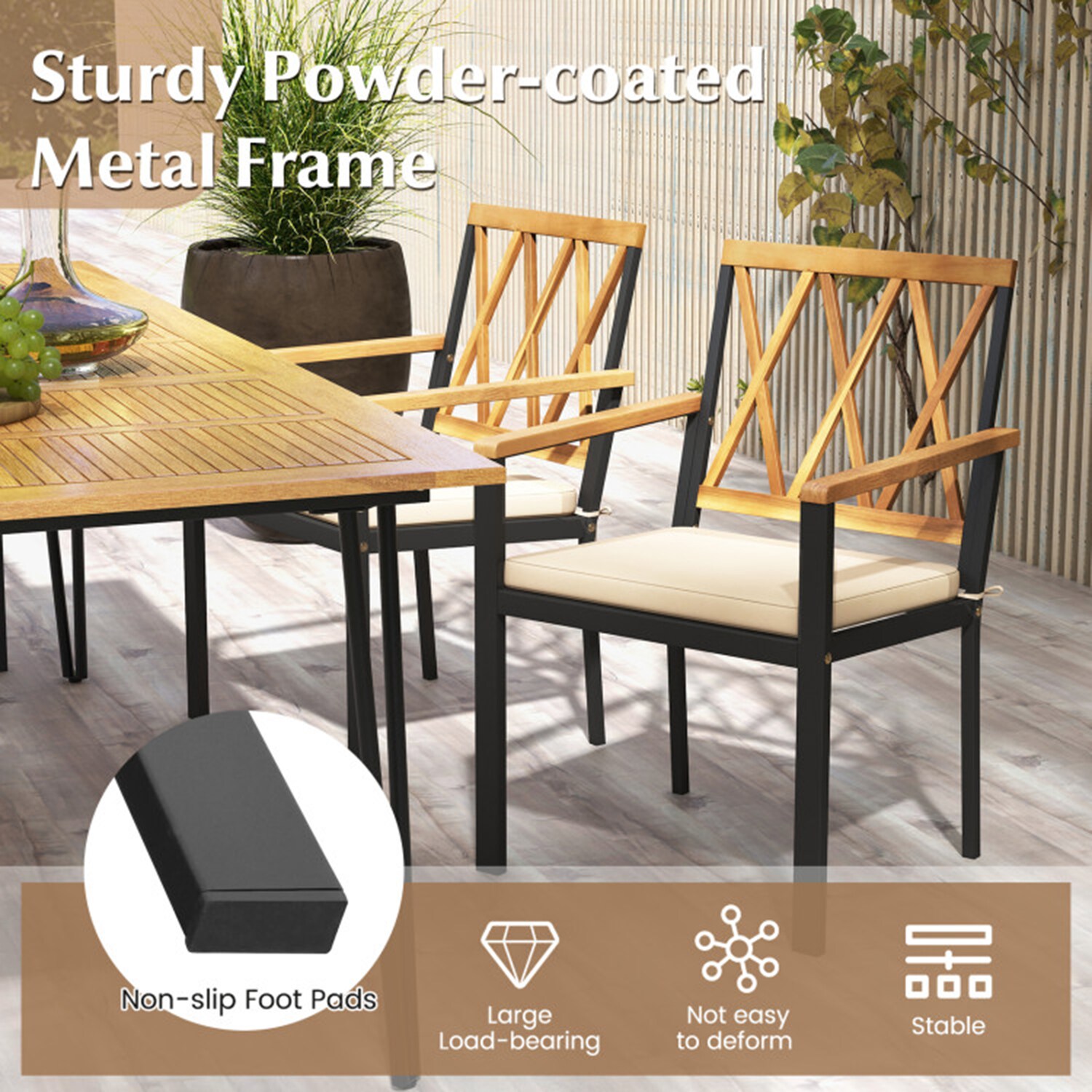 Mondawe MD-EF00039 Patio-Dining-Sets - View #5