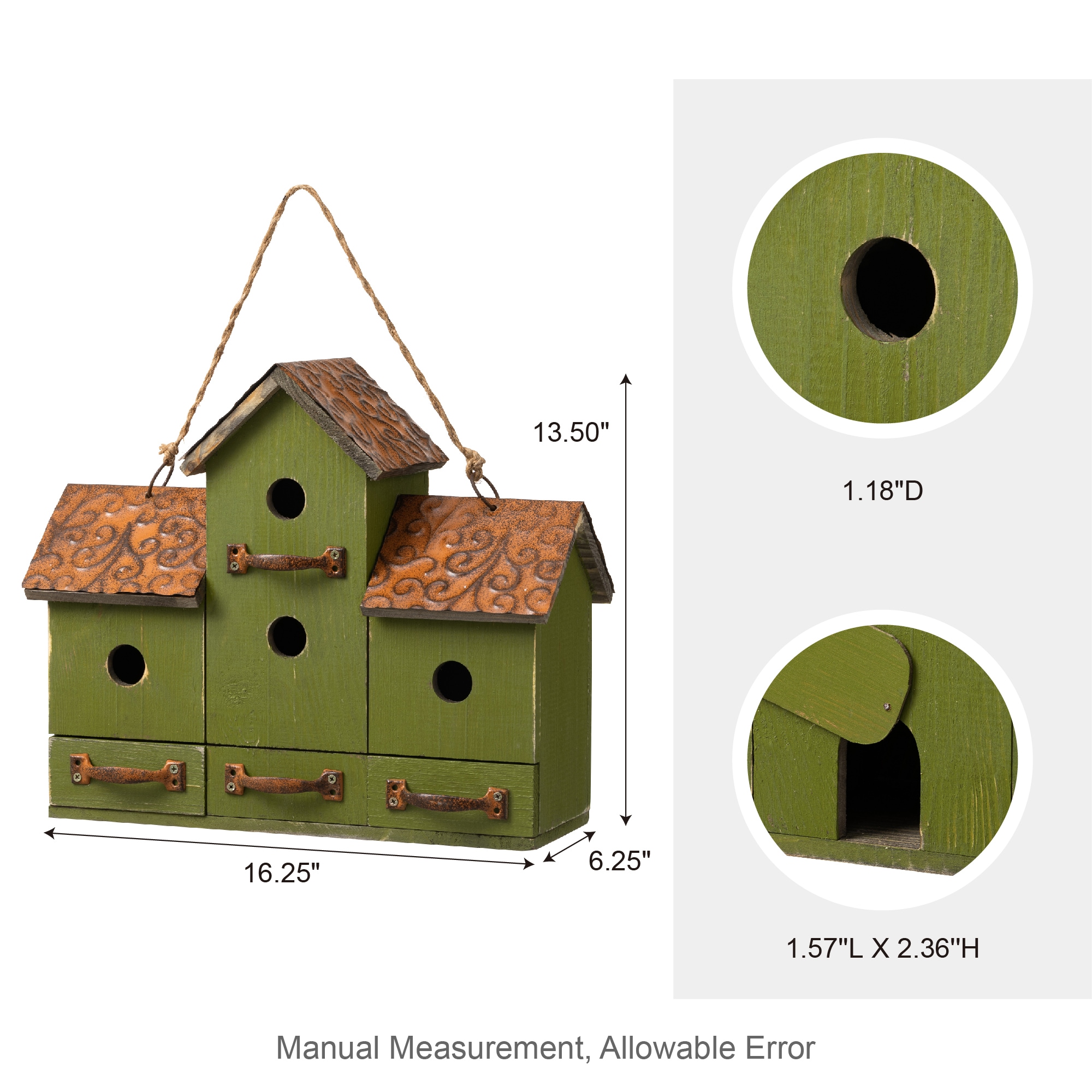 Glitzhome 2003100059 Bird-Houses - View #7