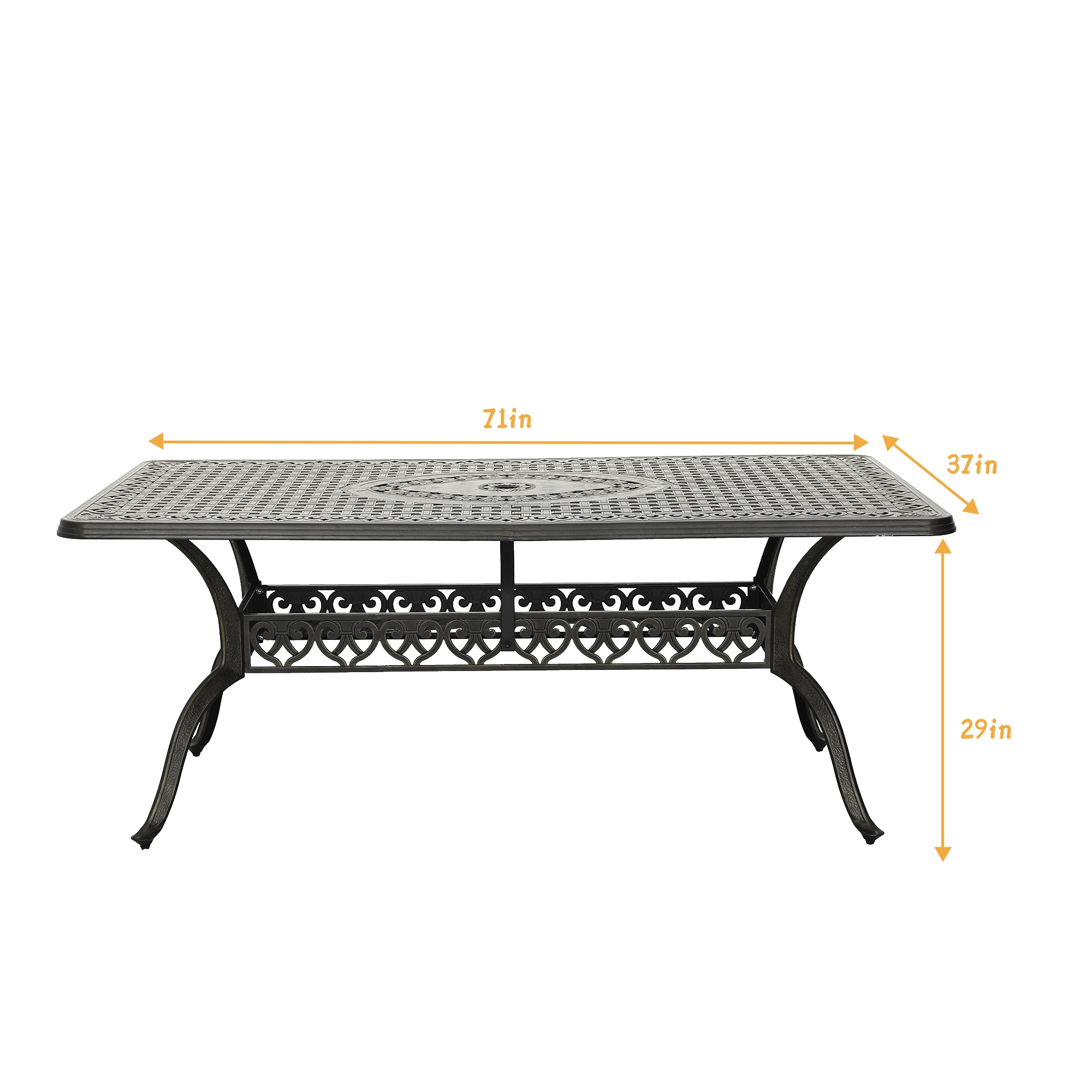 CASAINC CA-ORABQ118 Patio-Tables - View #2