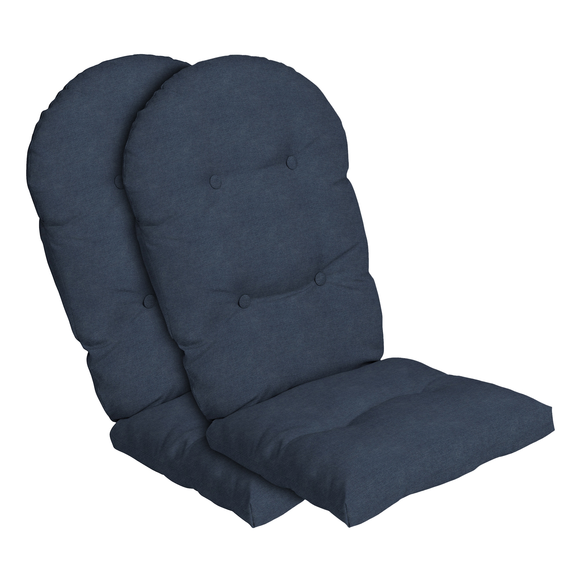 1pc Solid Color Chair Seat Cushion, 18 X 18 Inch Blue Polyester